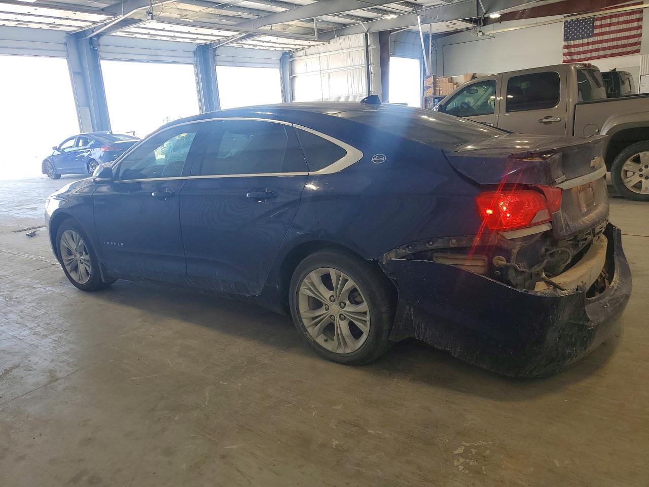 2014 Chevrolet Impala Lt Blue vin: 1G1125S33EU117521
