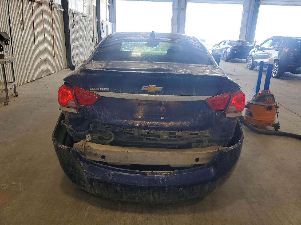 2014 Chevrolet Impala Lt Blue vin: 1G1125S33EU117521