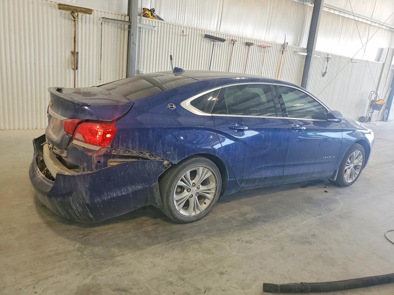 2014 Chevrolet Impala Lt Blue vin: 1G1125S33EU117521