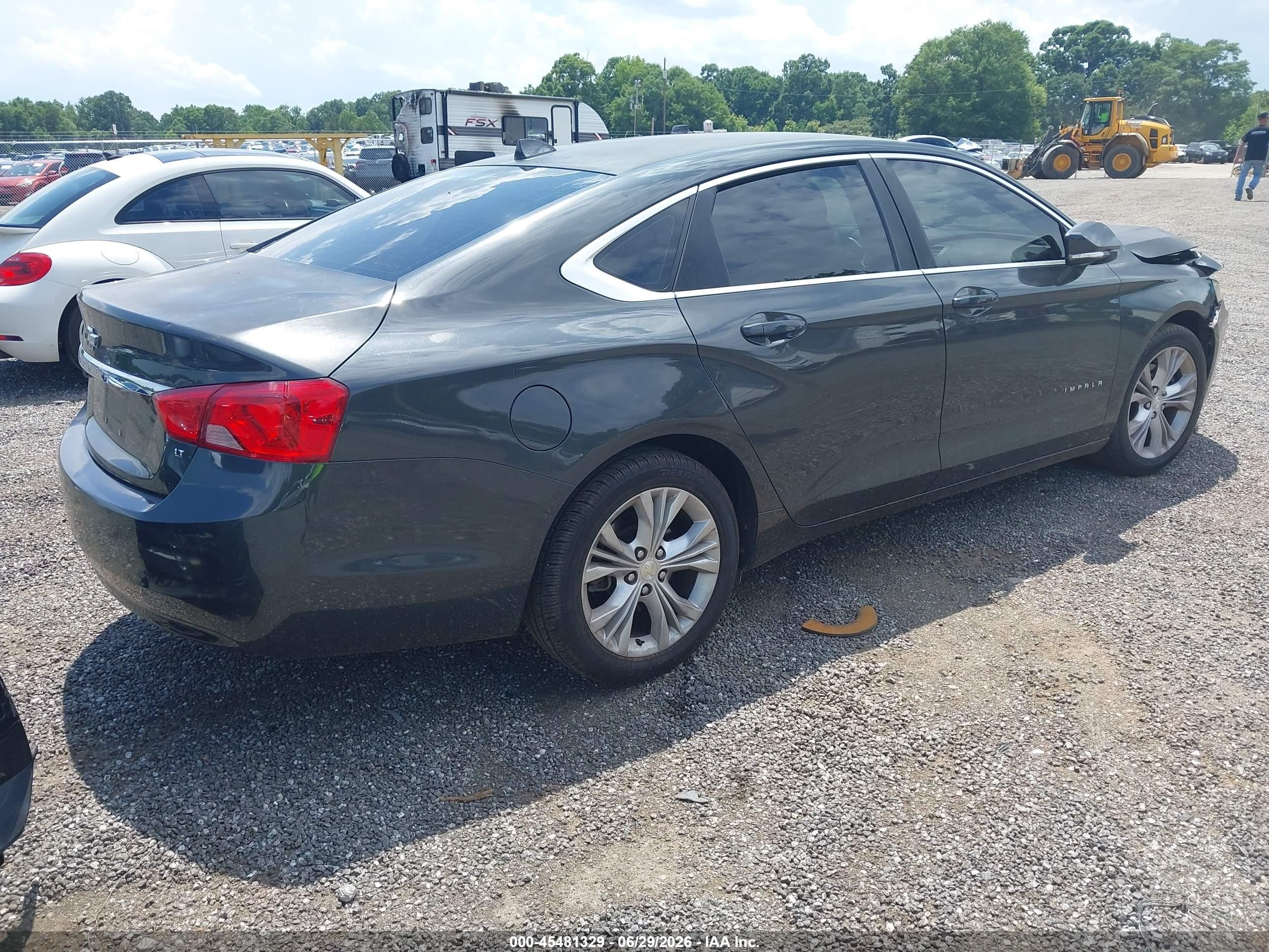 2014 Chevrolet Impala 2lt Gray vin: 1G1125S33EU127966