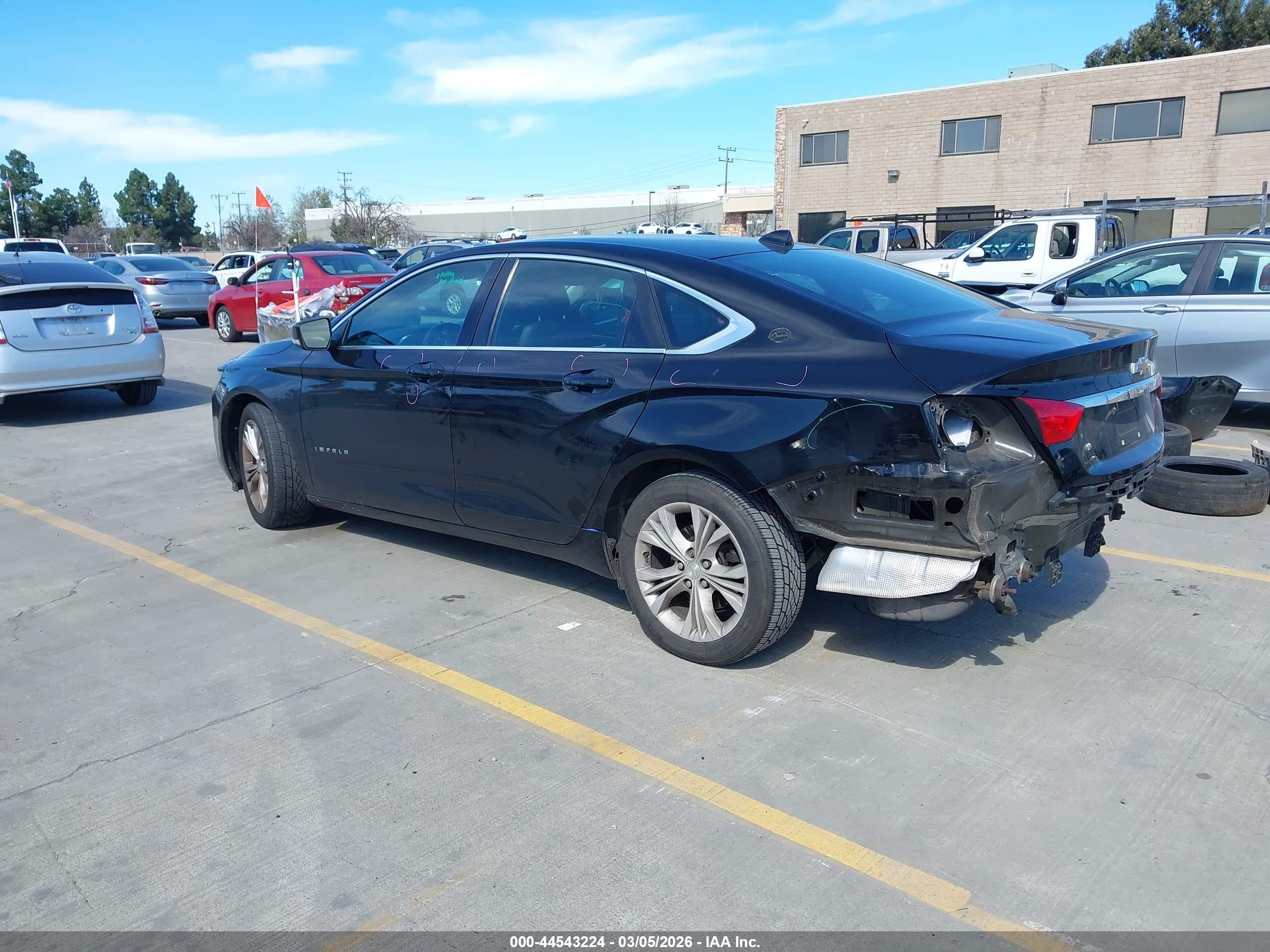 2014 Chevrolet Impala 2lt Black vin: 1G1125S33EU153306