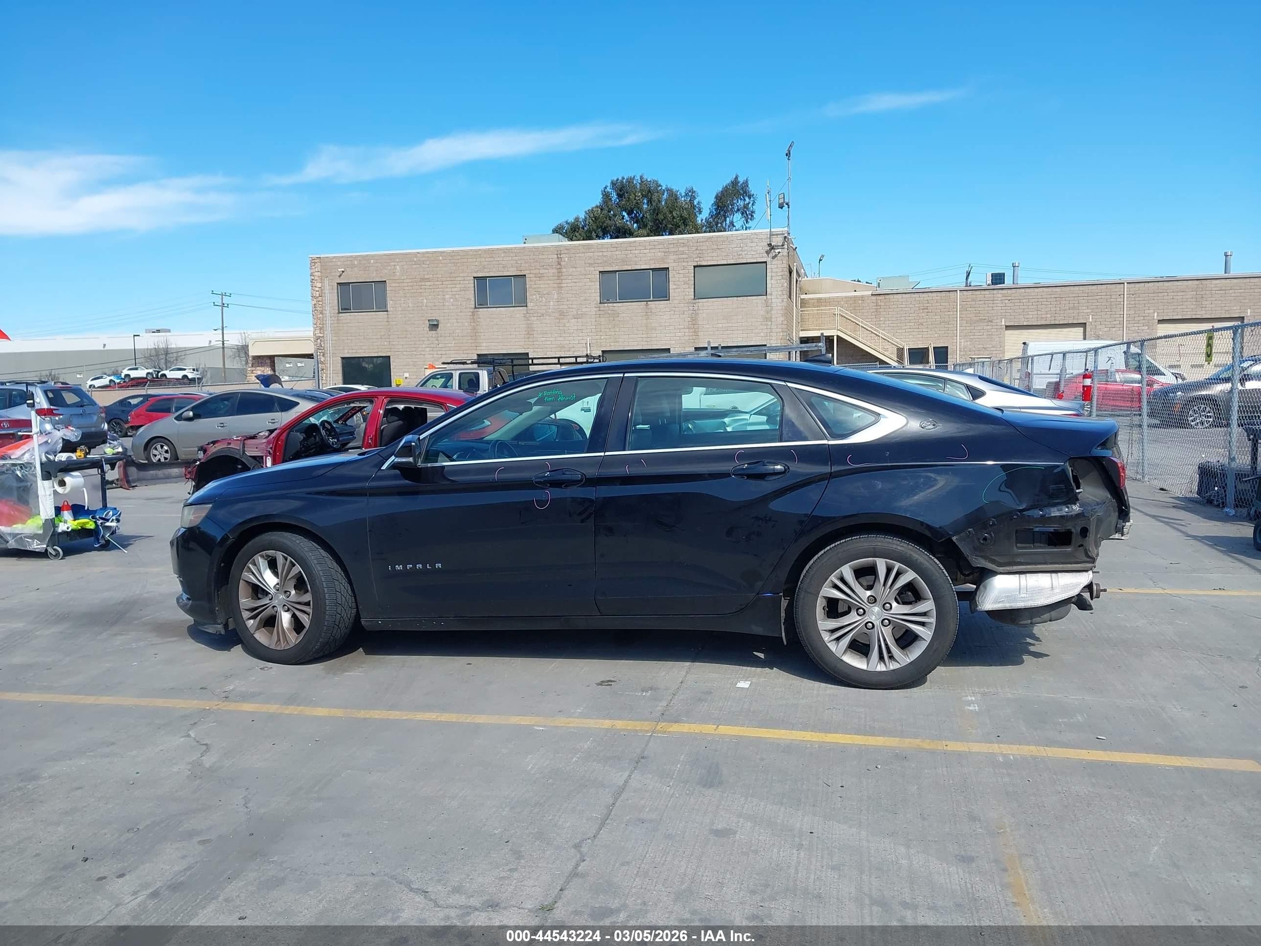 2014 Chevrolet Impala 2lt Black vin: 1G1125S33EU153306