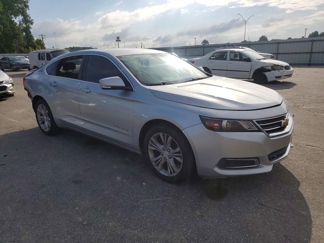 2015 Chevrolet Impala Lt Серебряный vin: 1G1125S33FU101532