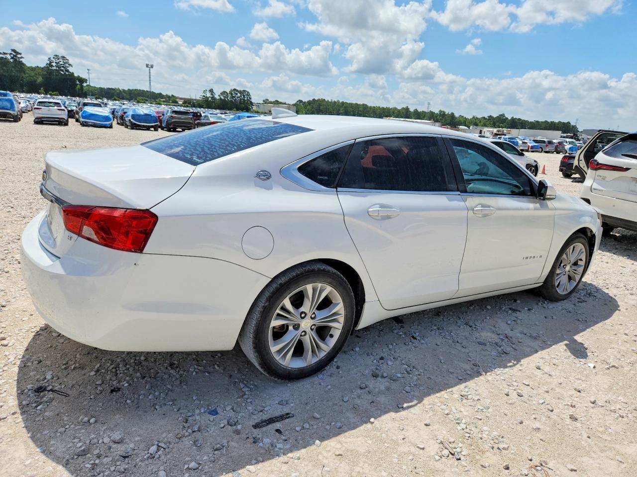 2015 Chevrolet Impala Lt White vin: 1G1125S33FU106150