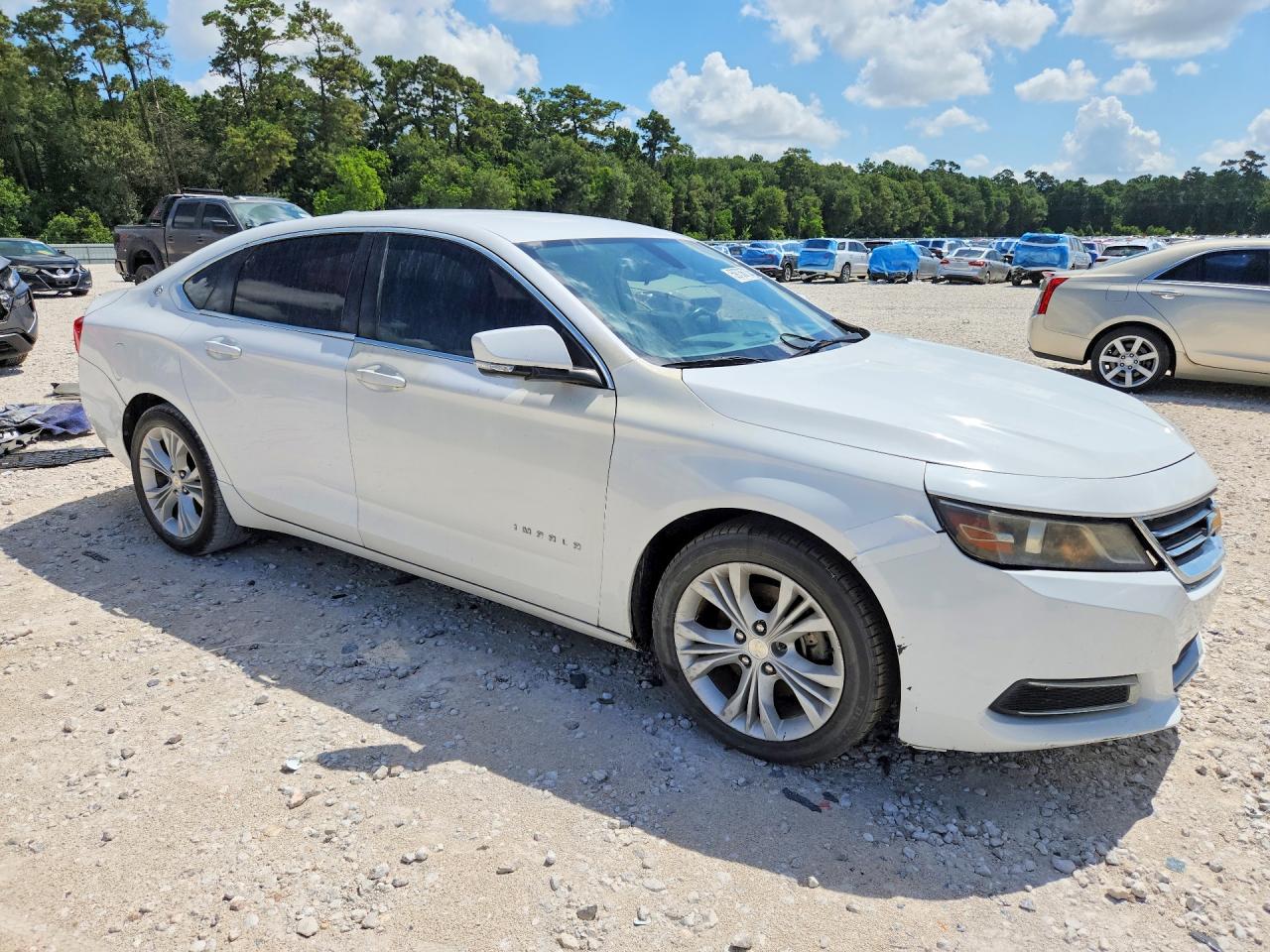 2015 Chevrolet Impala Lt White vin: 1G1125S33FU106150
