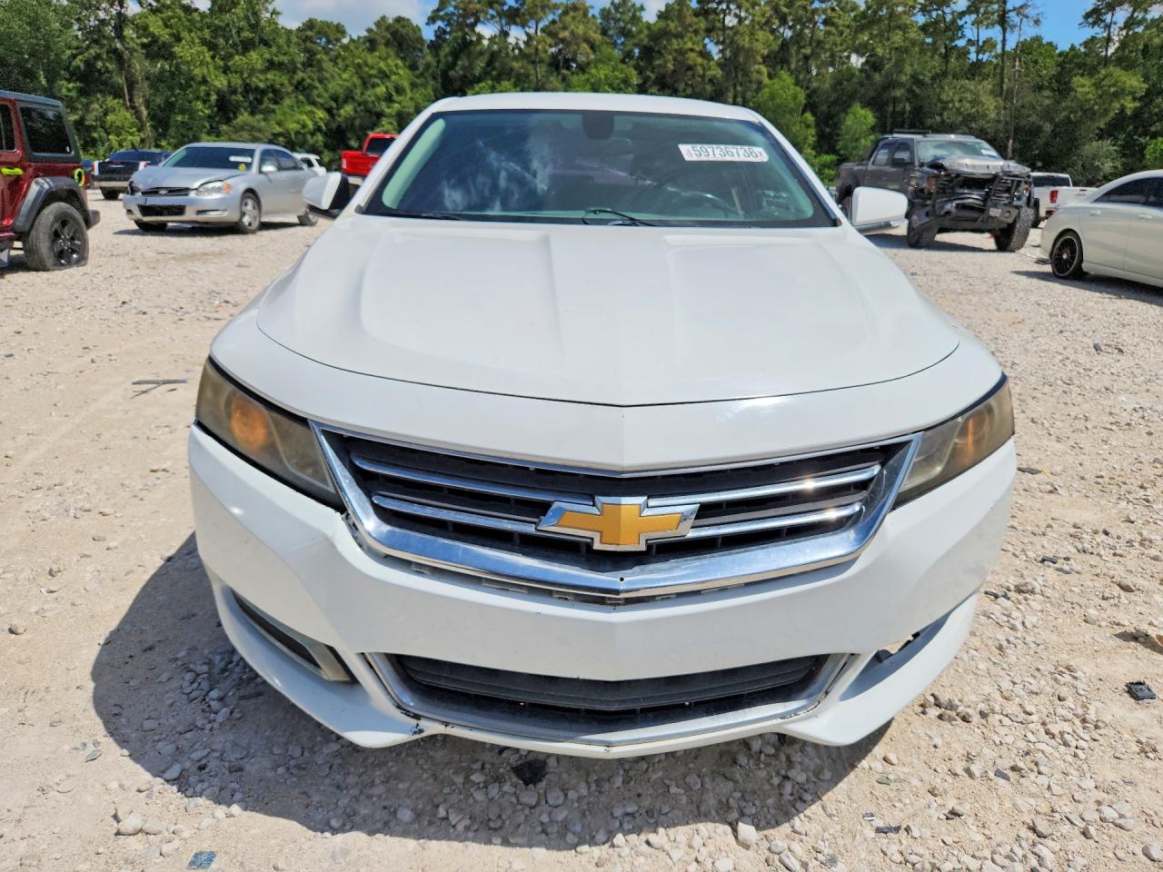 2015 Chevrolet Impala Lt White vin: 1G1125S33FU106150