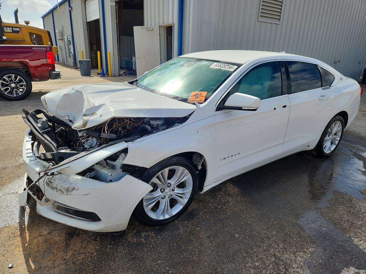 2014 Chevrolet Impala Lt White vin: 1G1125S34EU106933
