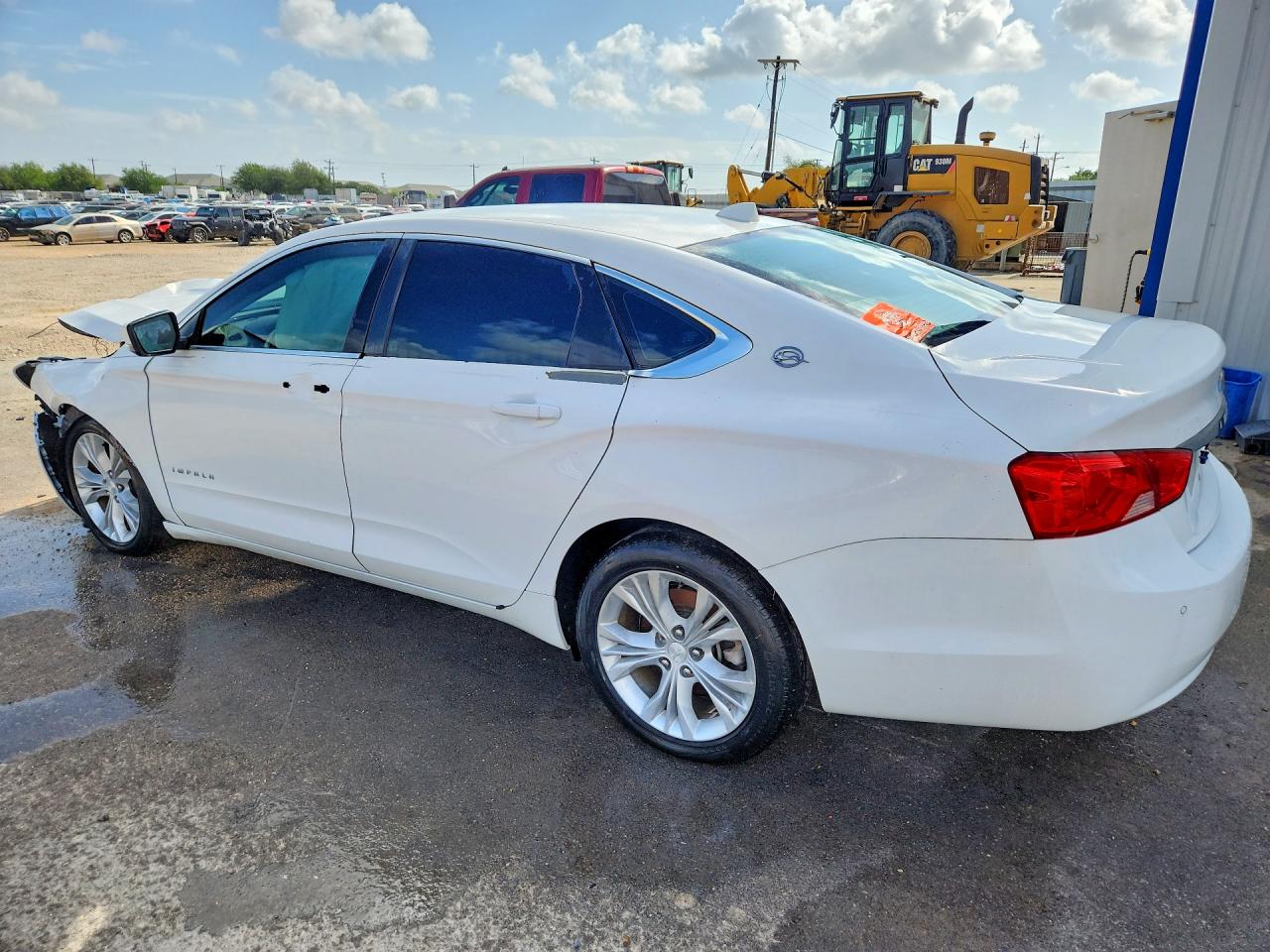 2014 Chevrolet Impala Lt White vin: 1G1125S34EU106933