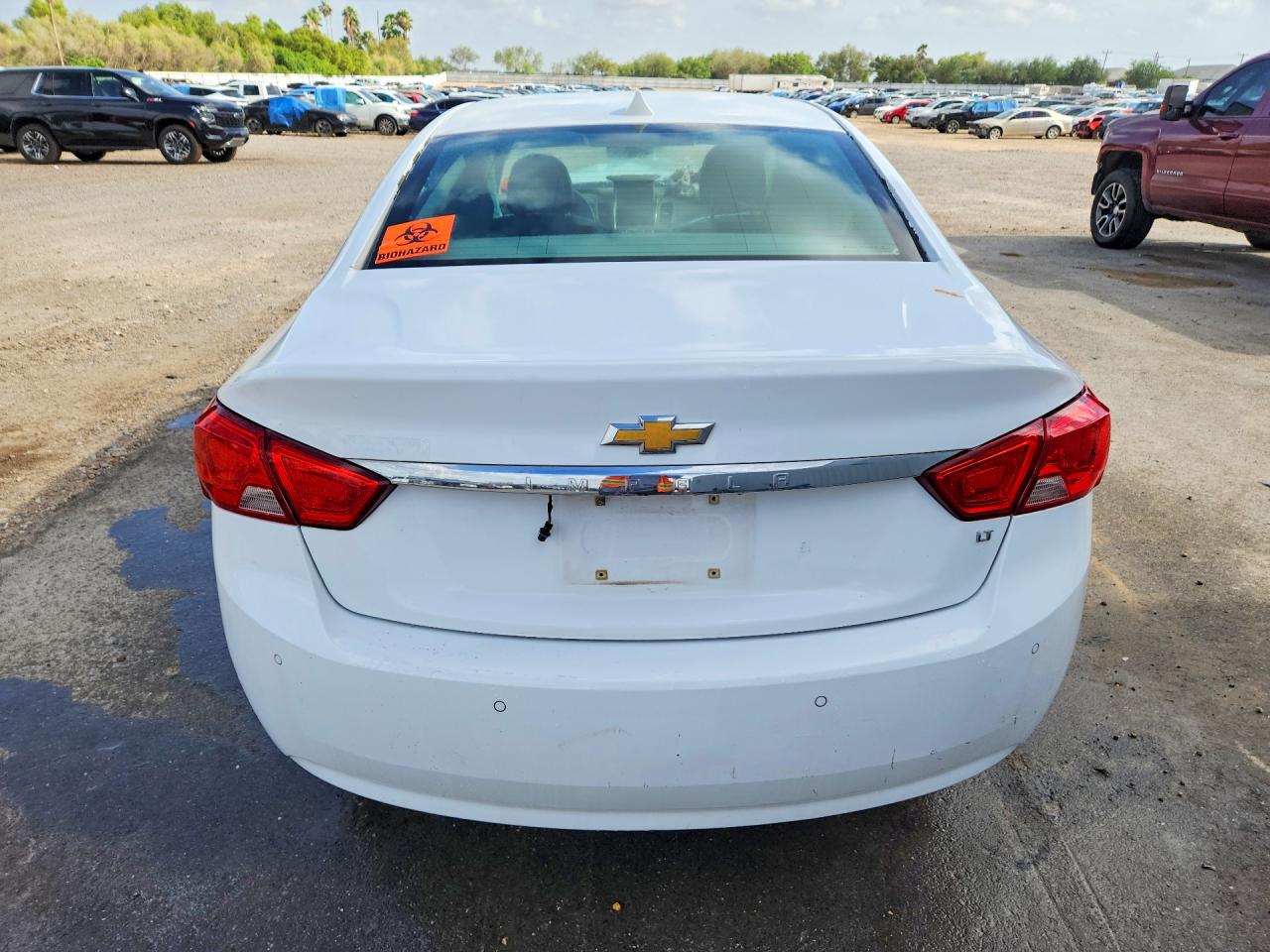 2014 Chevrolet Impala Lt White vin: 1G1125S34EU106933