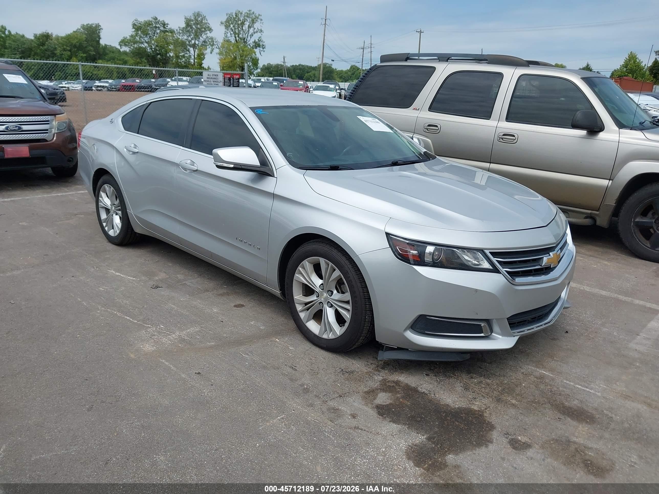 2014 Chevrolet Impala 2lt Silver vin: 1G1125S34EU124803