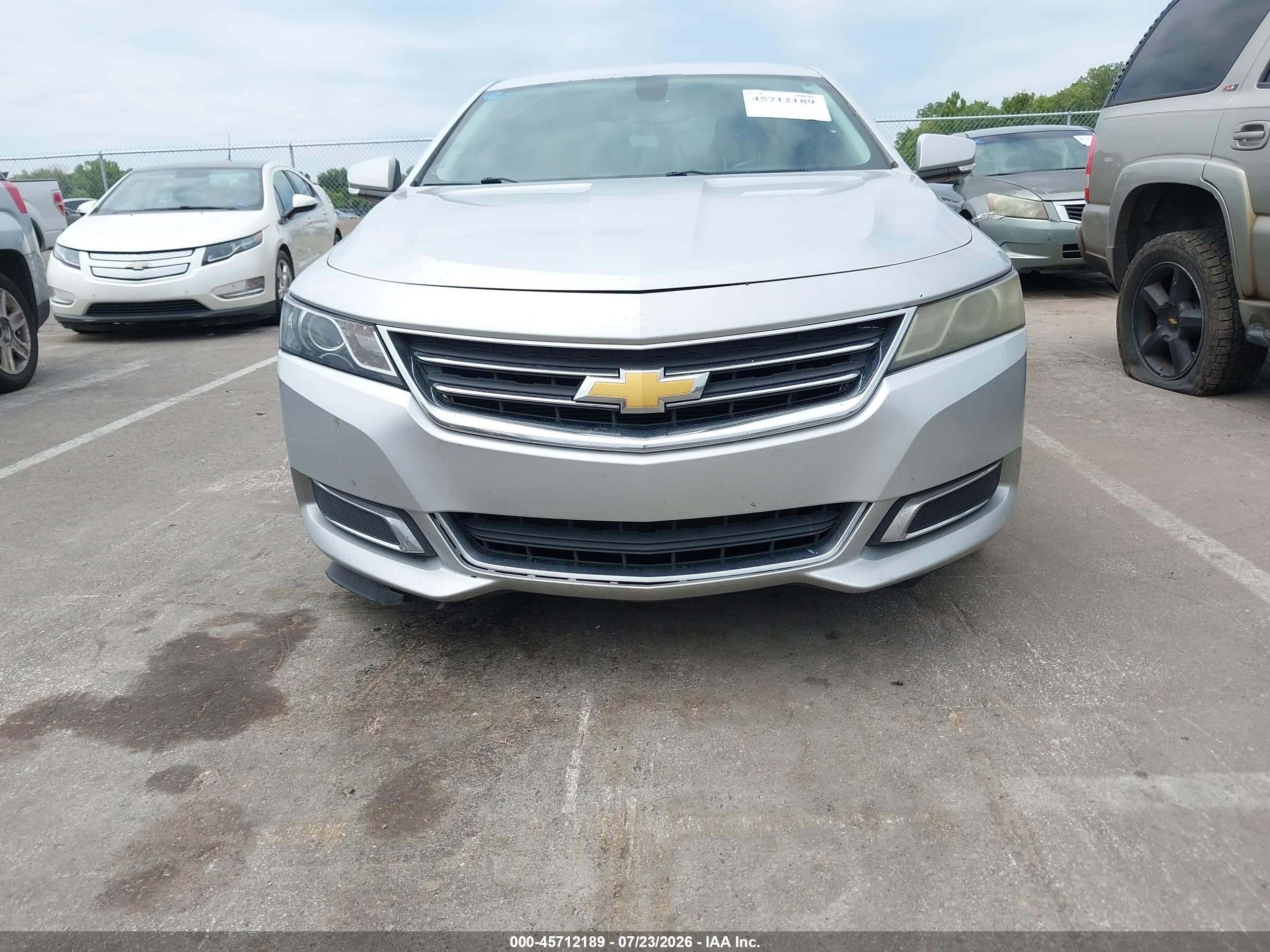 2014 Chevrolet Impala 2lt Silver vin: 1G1125S34EU124803
