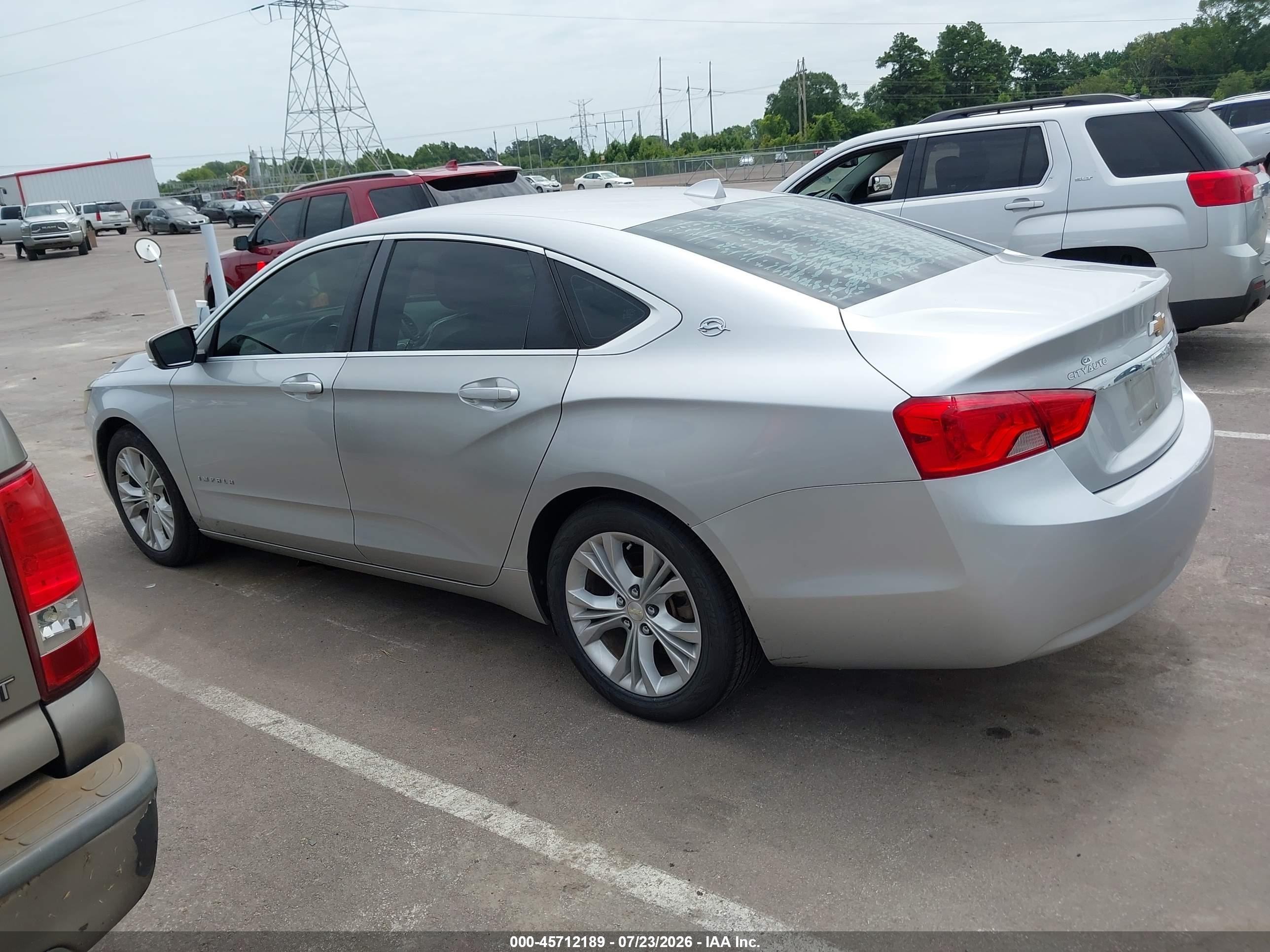 2014 Chevrolet Impala 2lt Silver vin: 1G1125S34EU124803