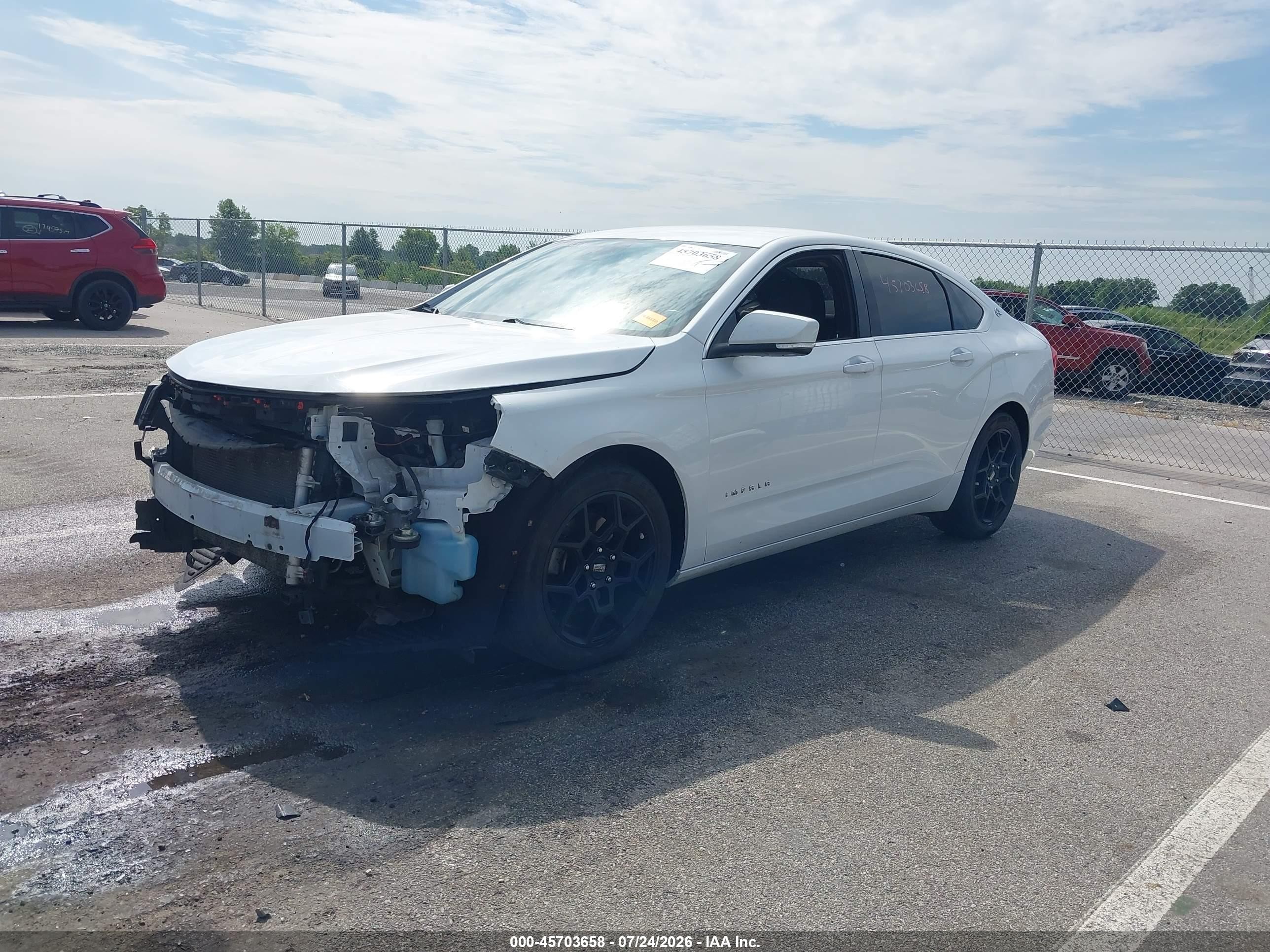 2014 Chevrolet Impala 2lt White vin: 1G1125S34EU136367