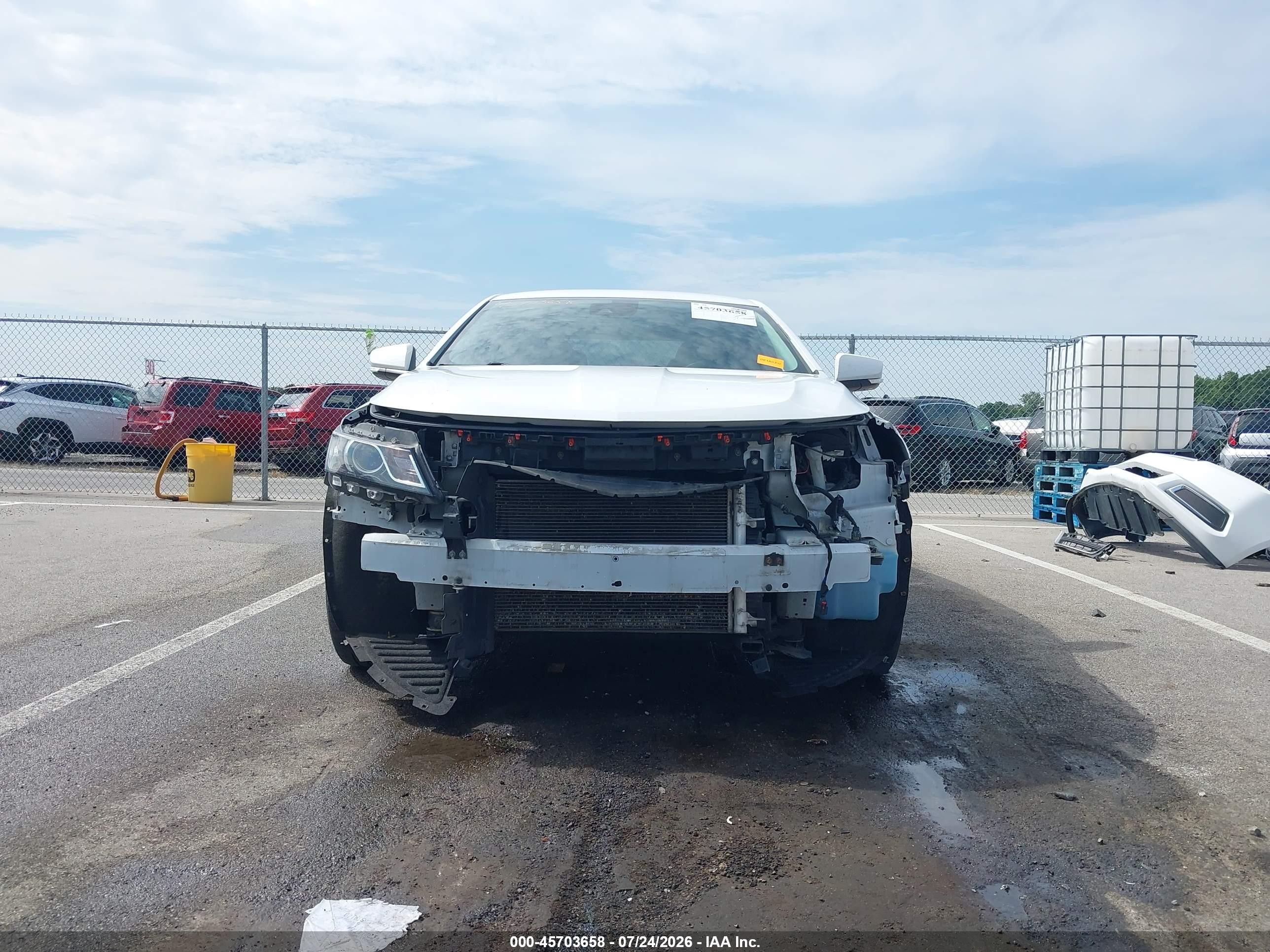 2014 Chevrolet Impala 2lt White vin: 1G1125S34EU136367