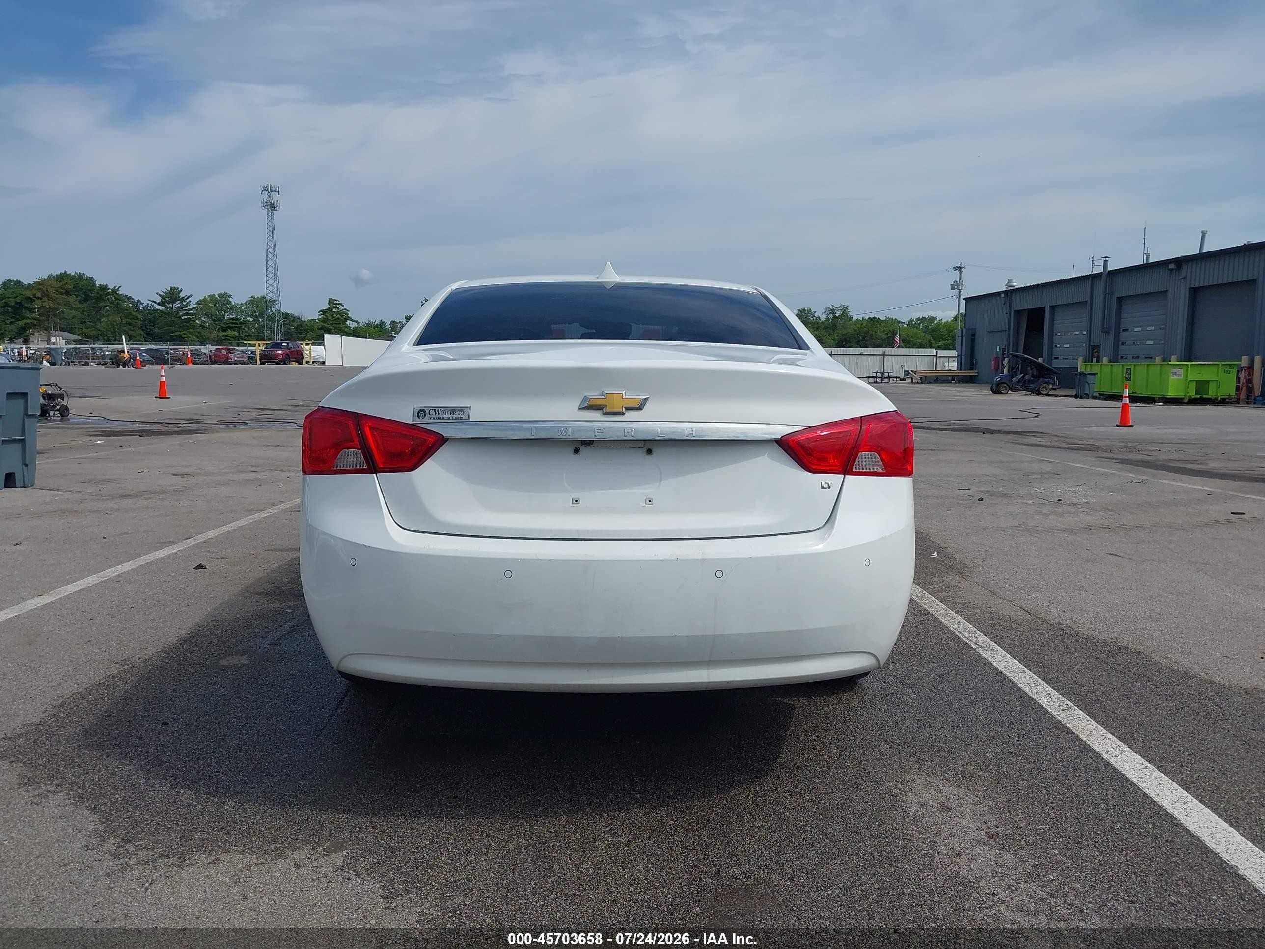 2014 Chevrolet Impala 2lt White vin: 1G1125S34EU136367