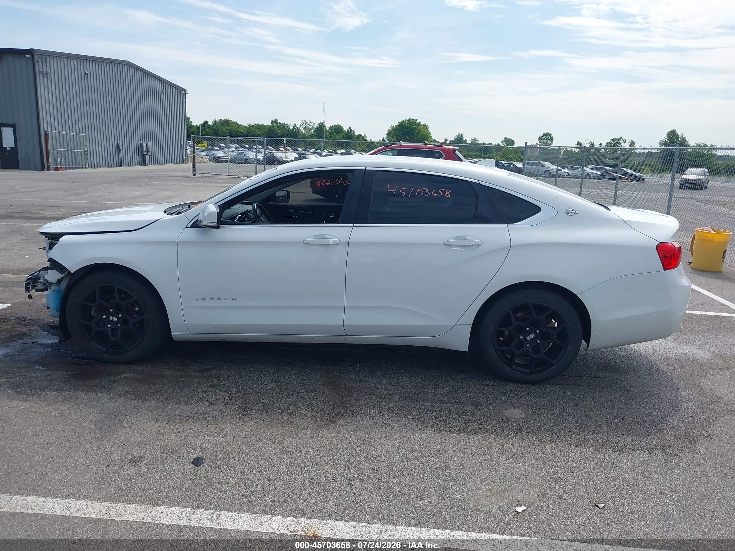 2014 Chevrolet Impala 2lt White vin: 1G1125S34EU136367