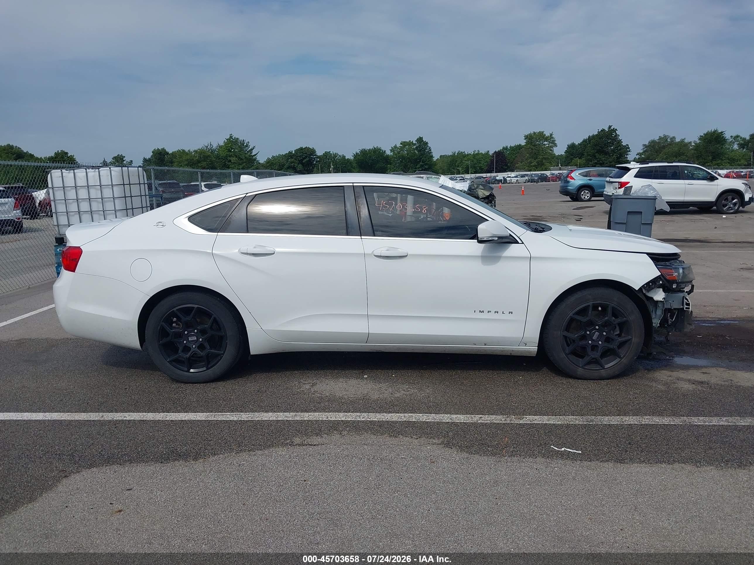 2014 Chevrolet Impala 2lt White vin: 1G1125S34EU136367