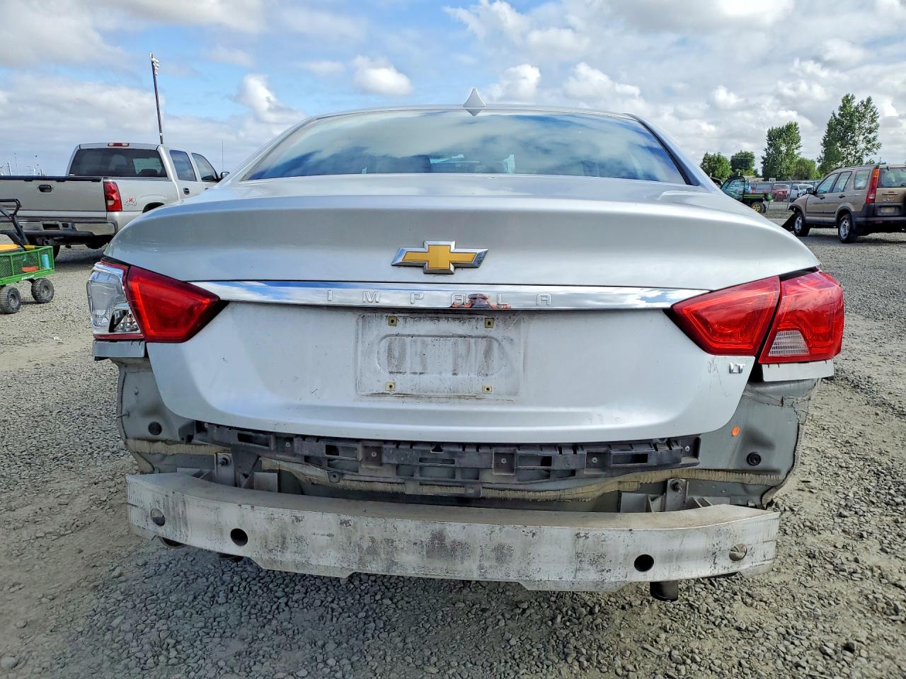 2014 Chevrolet Impala Lt Silver vin: 1G1125S34EU142007