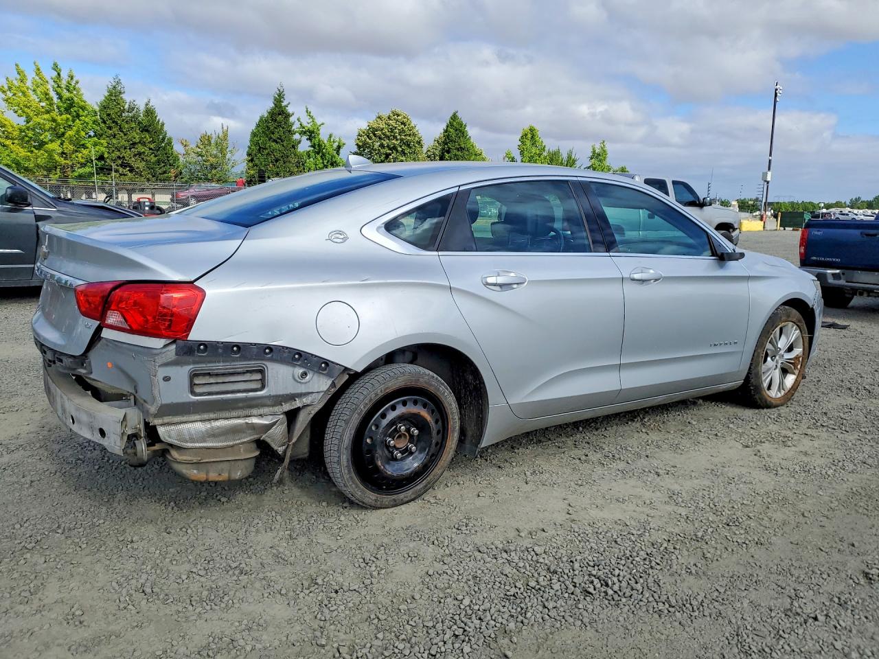 2014 Chevrolet Impala Lt Silver vin: 1G1125S34EU142007