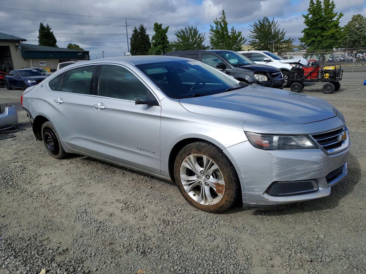 2014 Chevrolet Impala Lt Silver vin: 1G1125S34EU142007