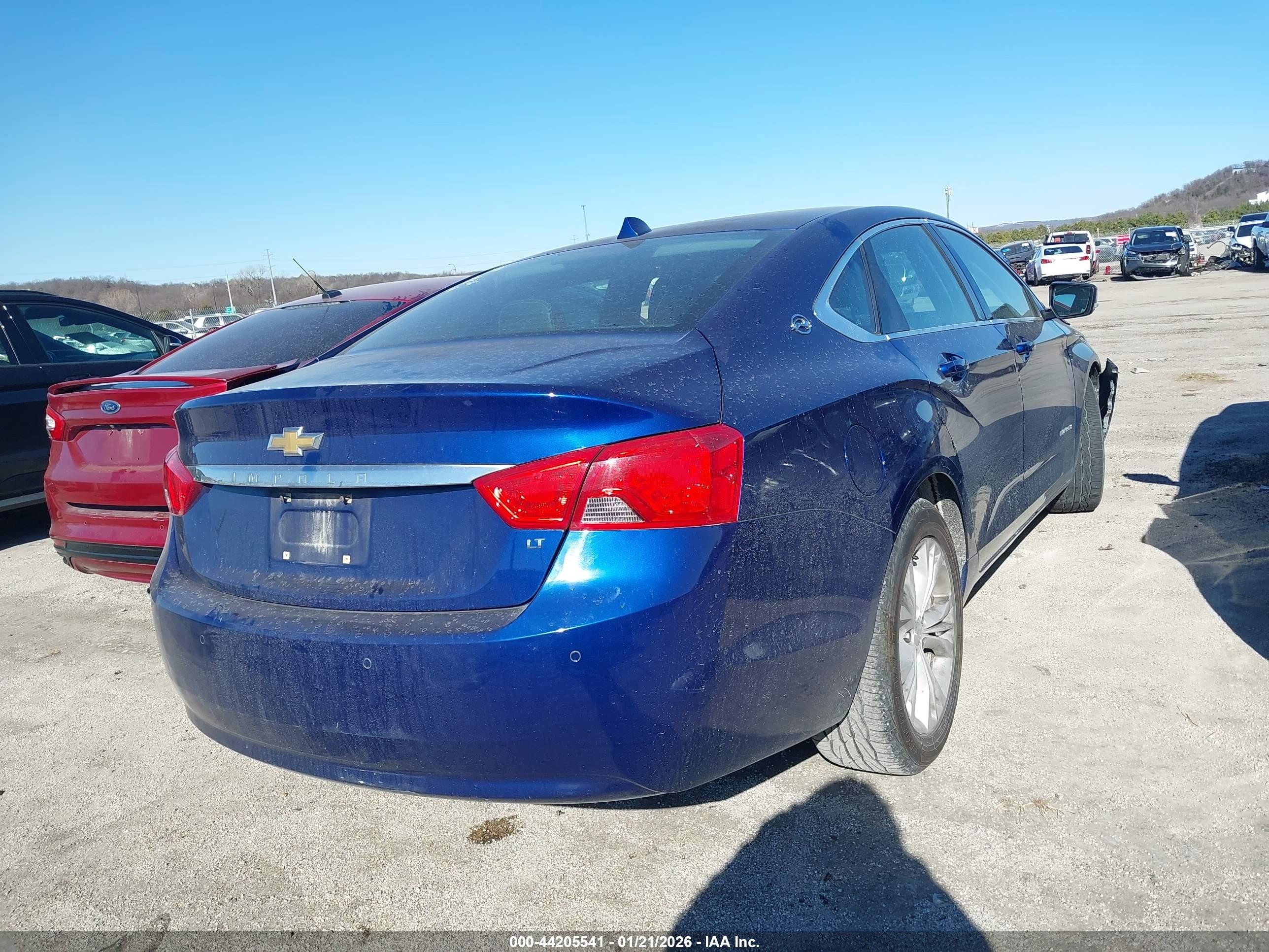 2014 Chevrolet Impala 2lt Blue vin: 1G1125S34EU146512