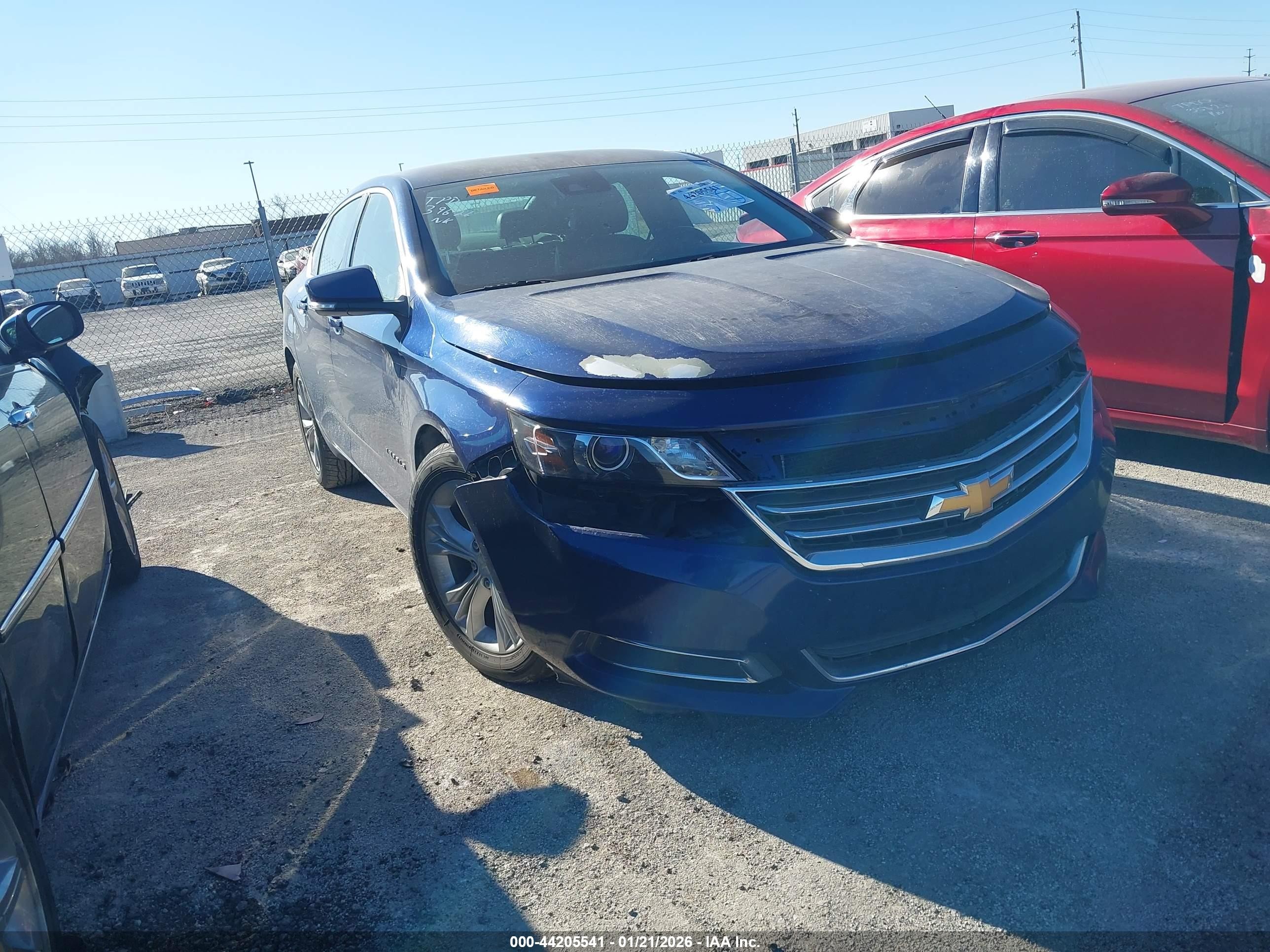 2014 Chevrolet Impala 2lt Blue vin: 1G1125S34EU146512