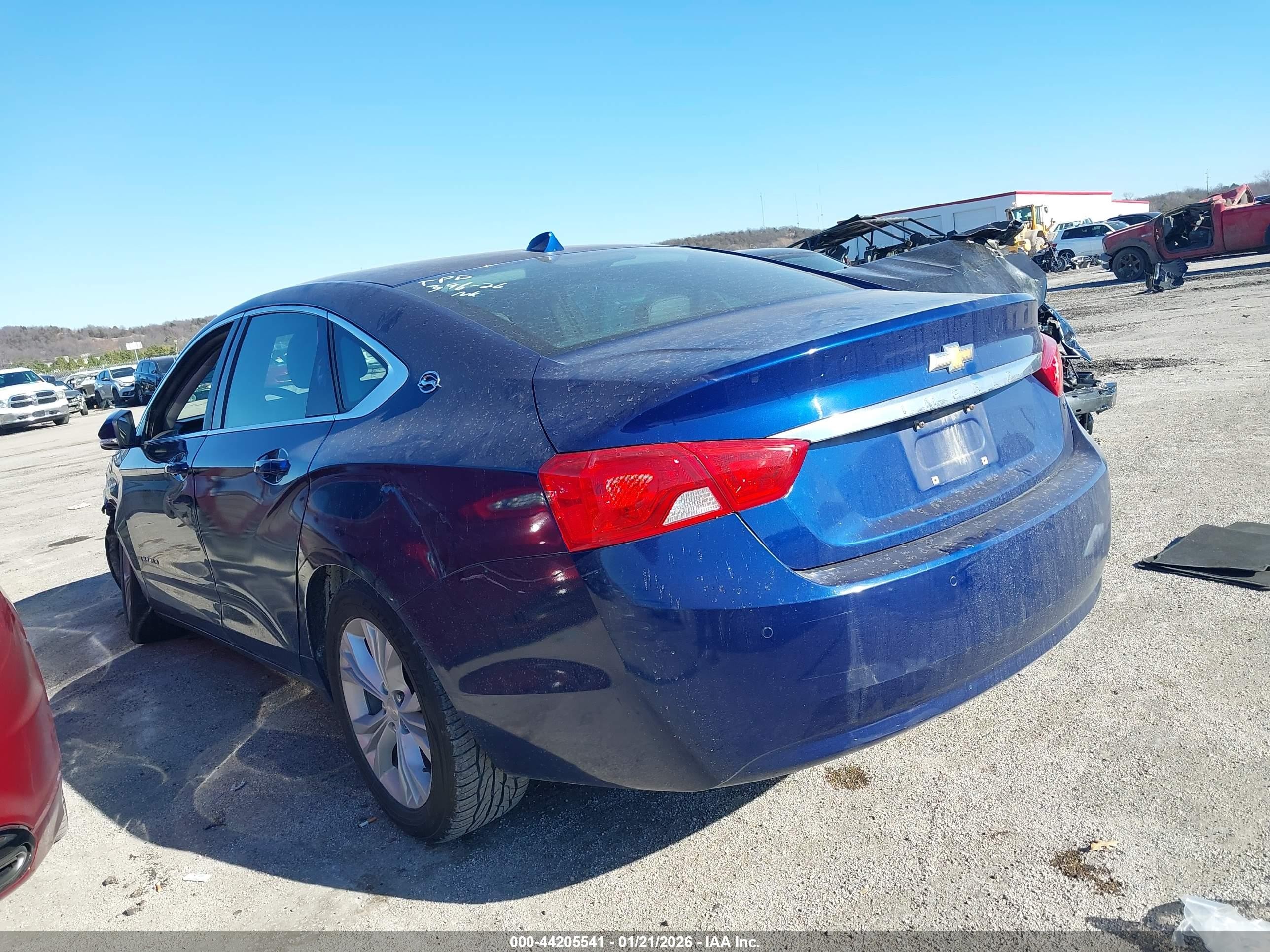 2014 Chevrolet Impala 2lt Blue vin: 1G1125S34EU146512