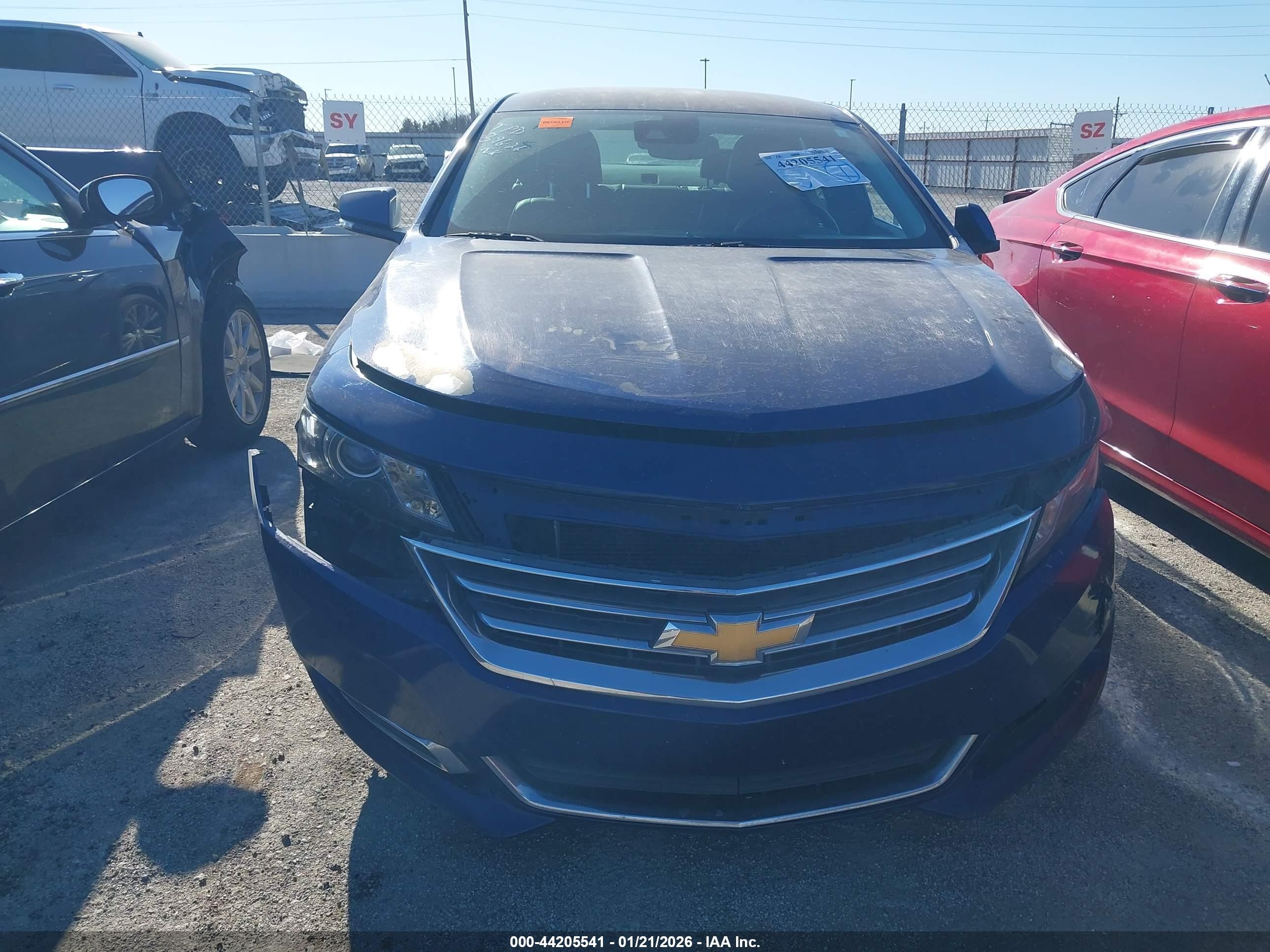 2014 Chevrolet Impala 2lt Blue vin: 1G1125S34EU146512