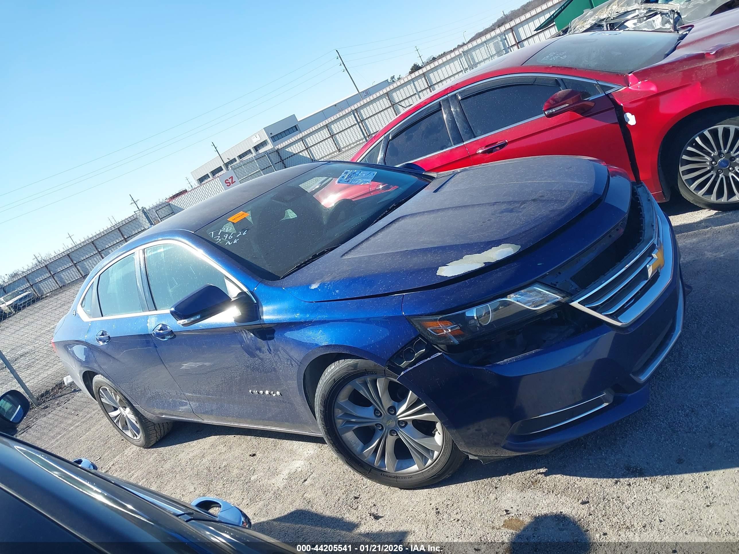 2014 Chevrolet Impala 2lt Blue vin: 1G1125S34EU146512
