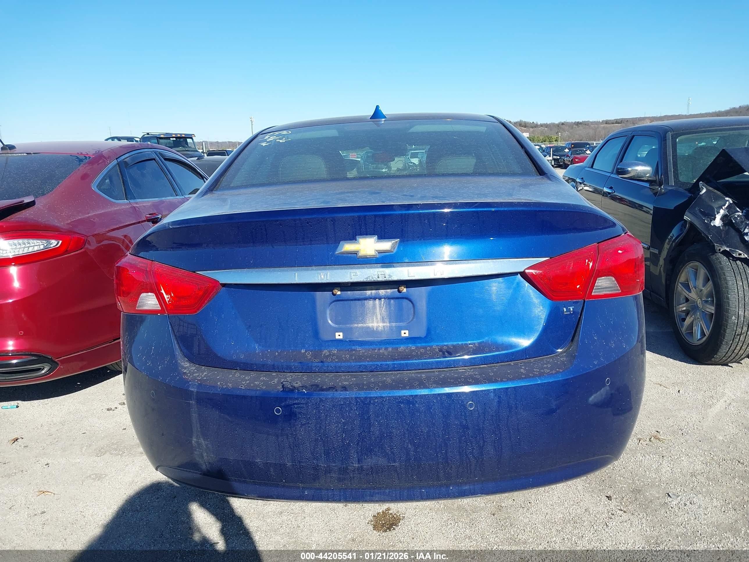 2014 Chevrolet Impala 2lt Blue vin: 1G1125S34EU146512