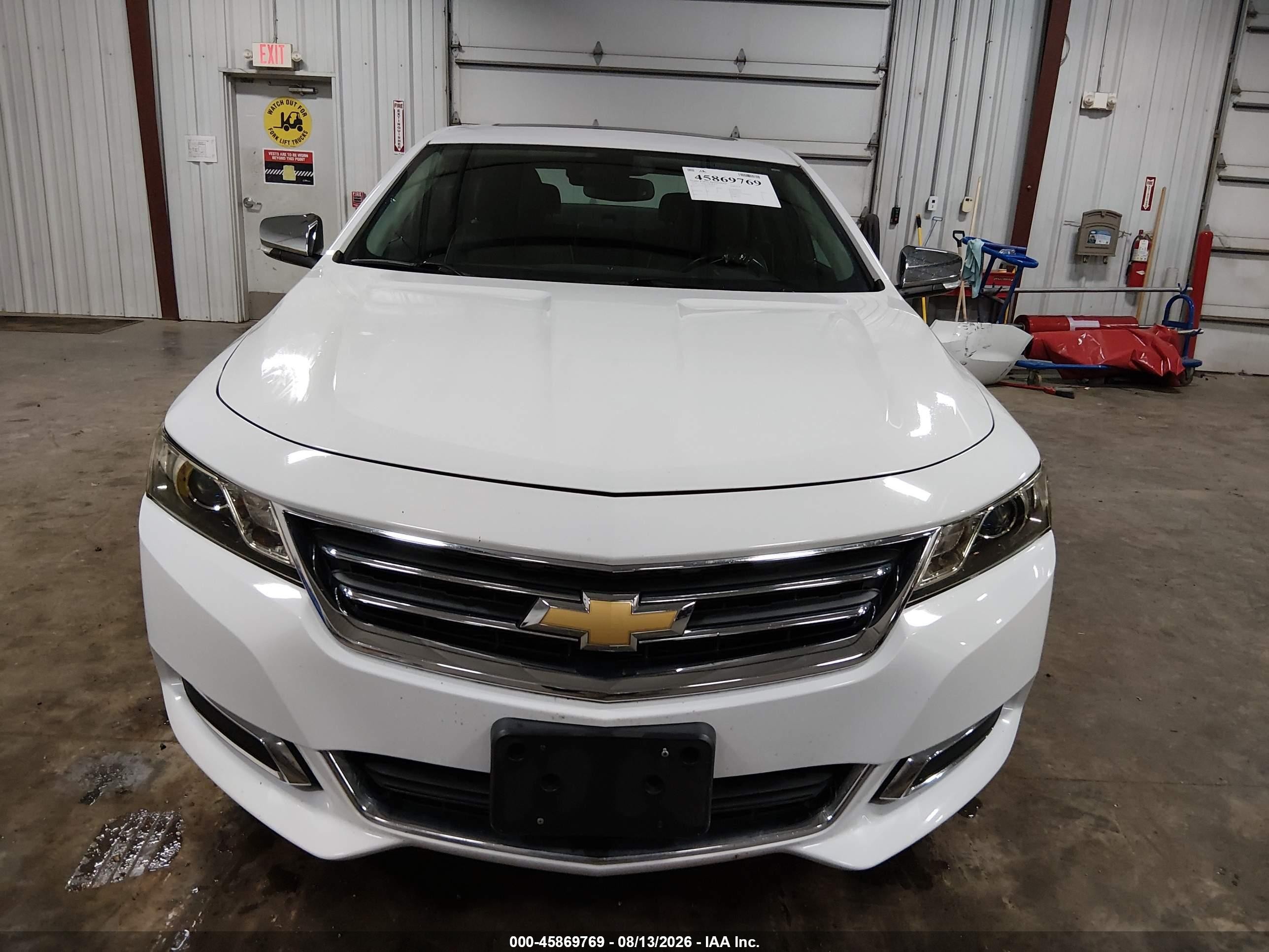 2014 Chevrolet Impala 2lt White vin: 1G1125S34EU150950