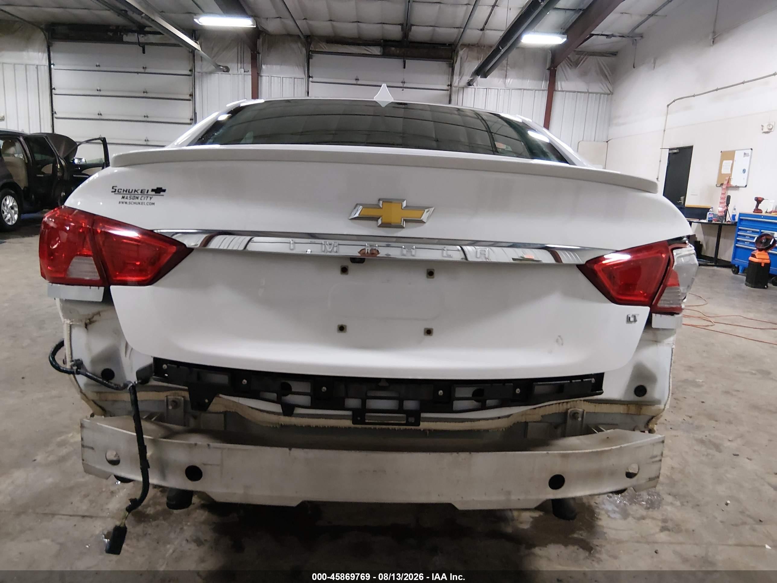 2014 Chevrolet Impala 2lt White vin: 1G1125S34EU150950