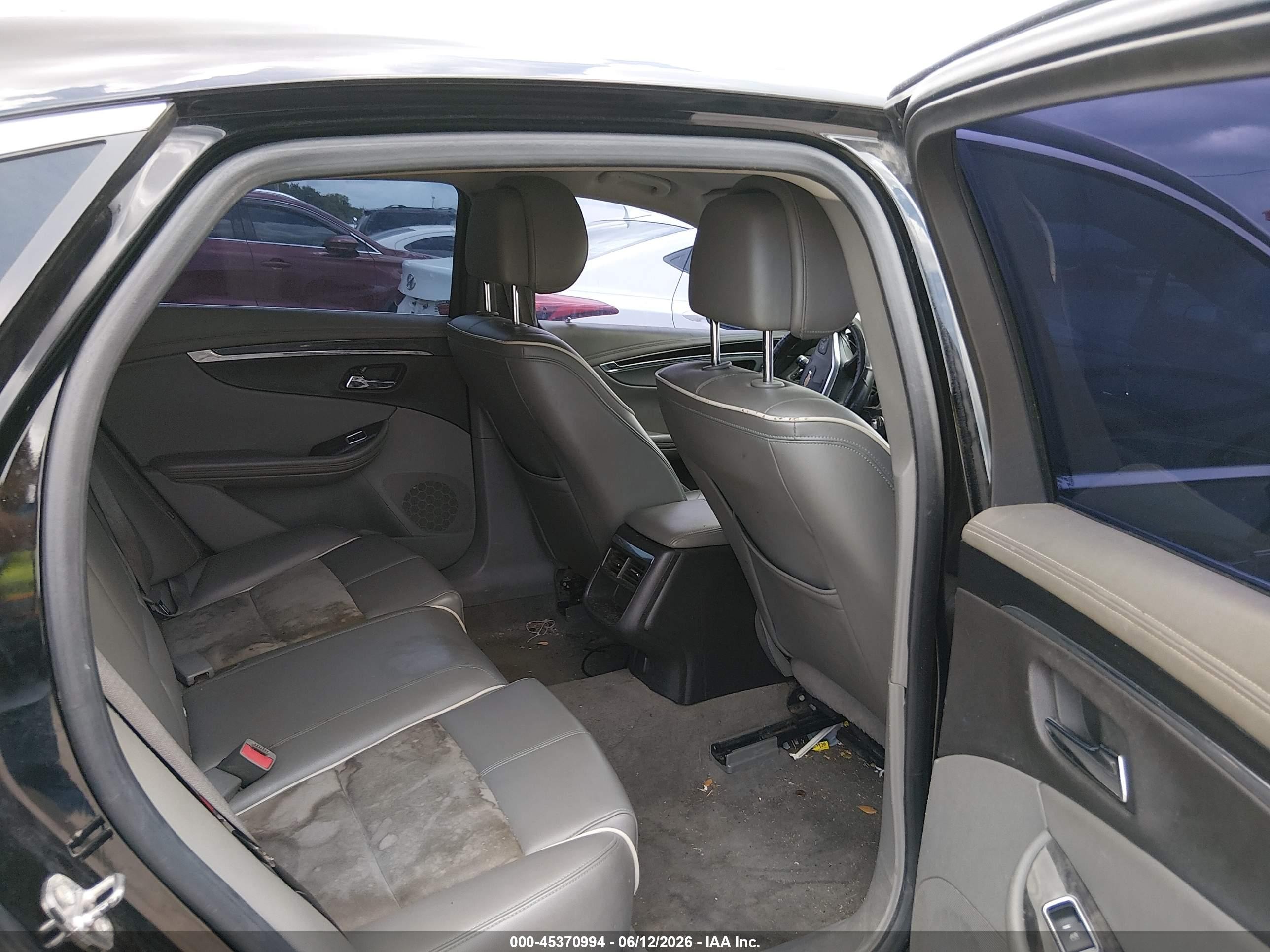2014 Chevrolet Impala 2lt Black vin: 1G1125S35EU108884