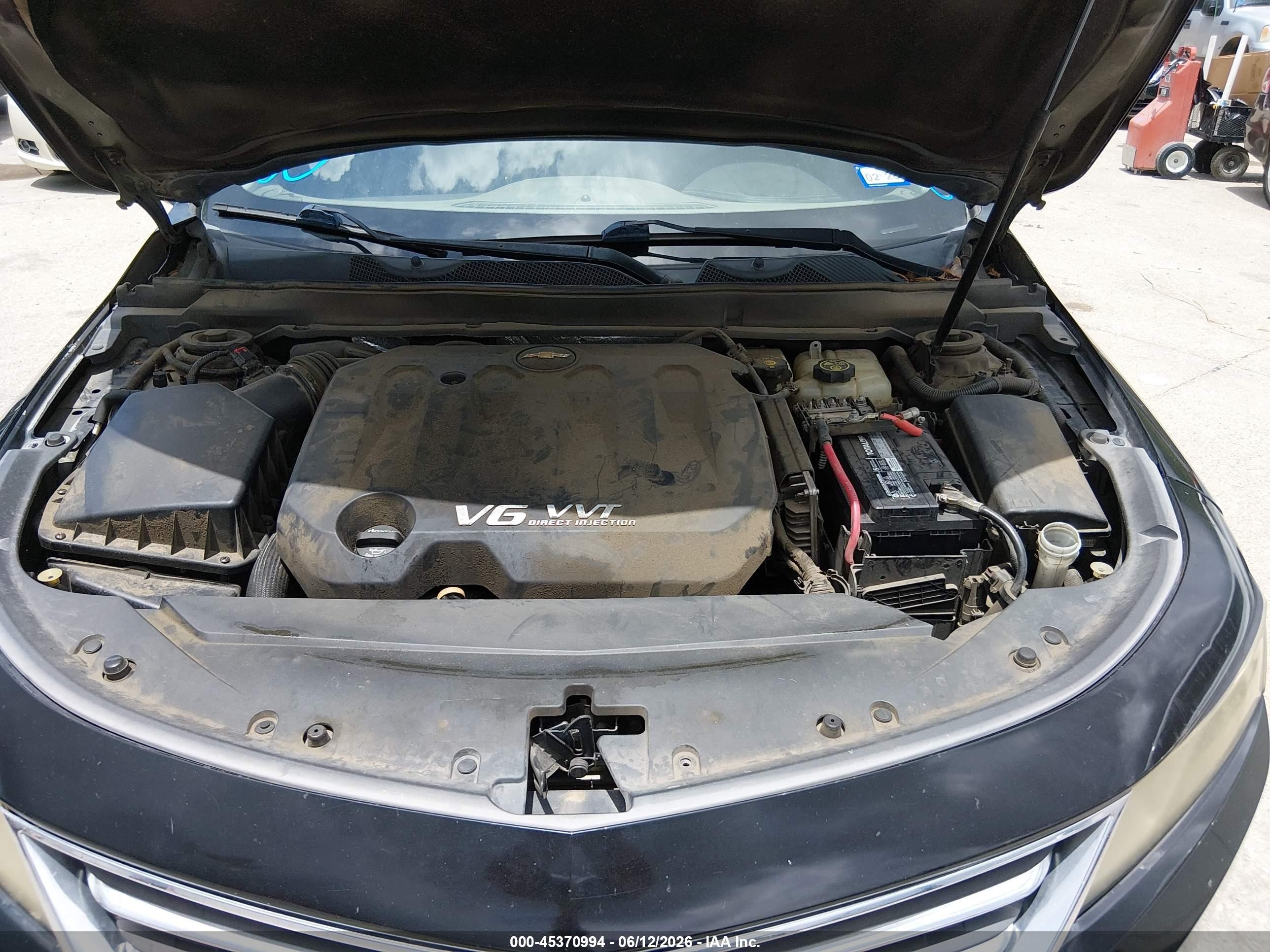 2014 Chevrolet Impala 2lt Black vin: 1G1125S35EU108884