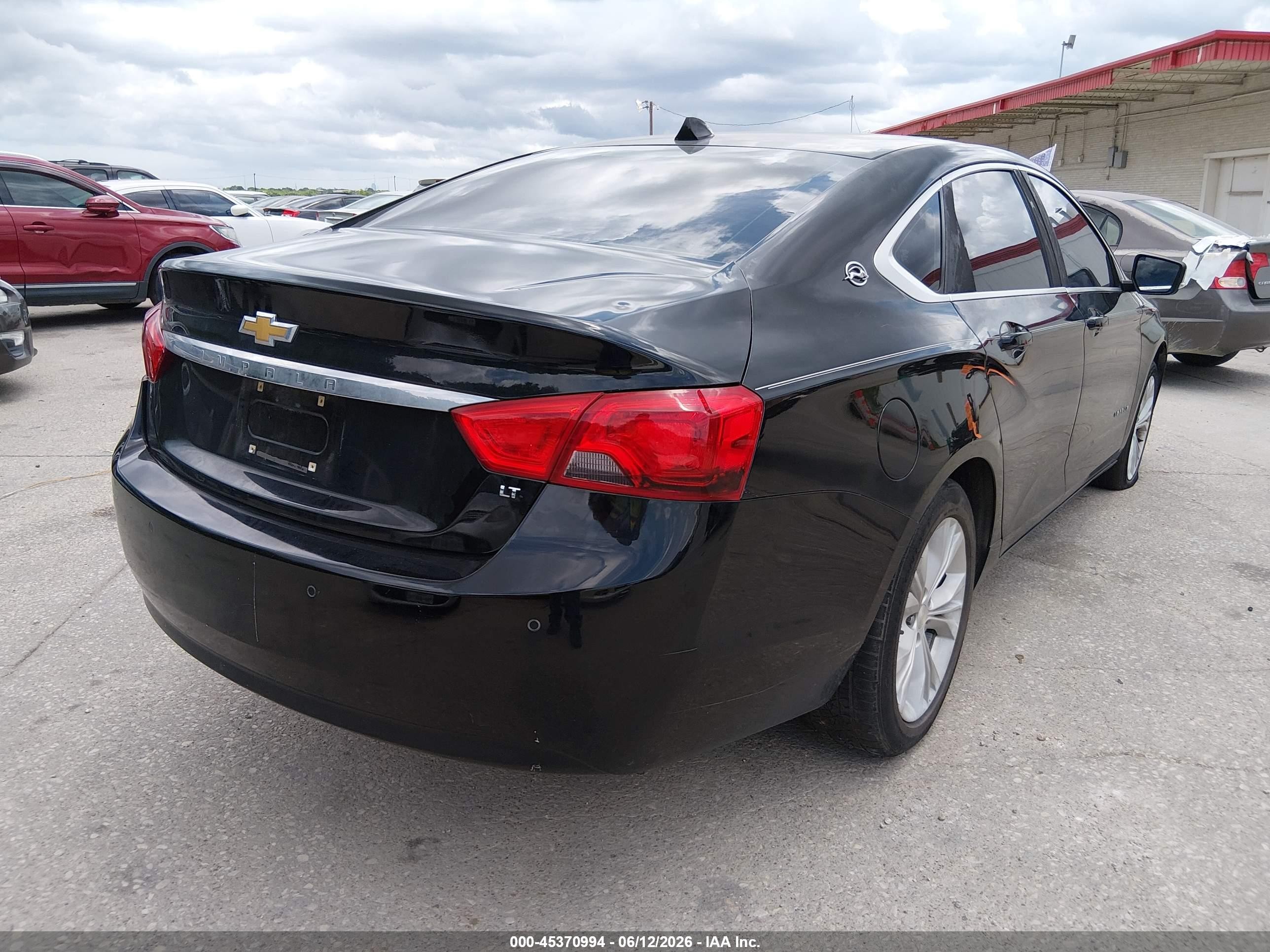 2014 Chevrolet Impala 2lt Black vin: 1G1125S35EU108884