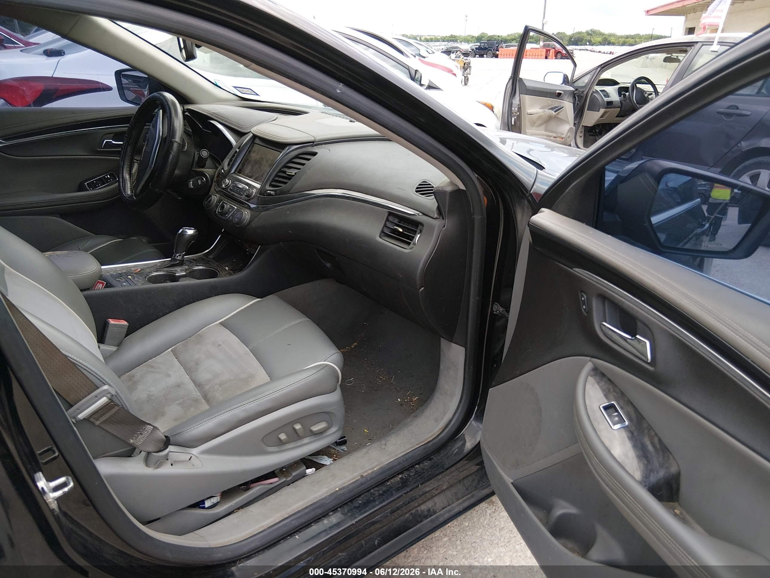 2014 Chevrolet Impala 2lt Black vin: 1G1125S35EU108884