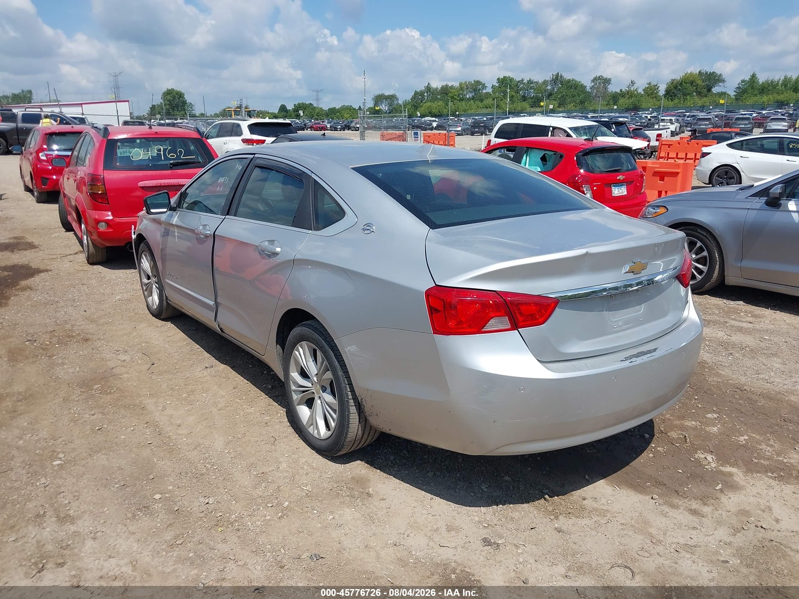 2014 Chevrolet Impala 2lt Silver vin: 1G1125S35EU143473