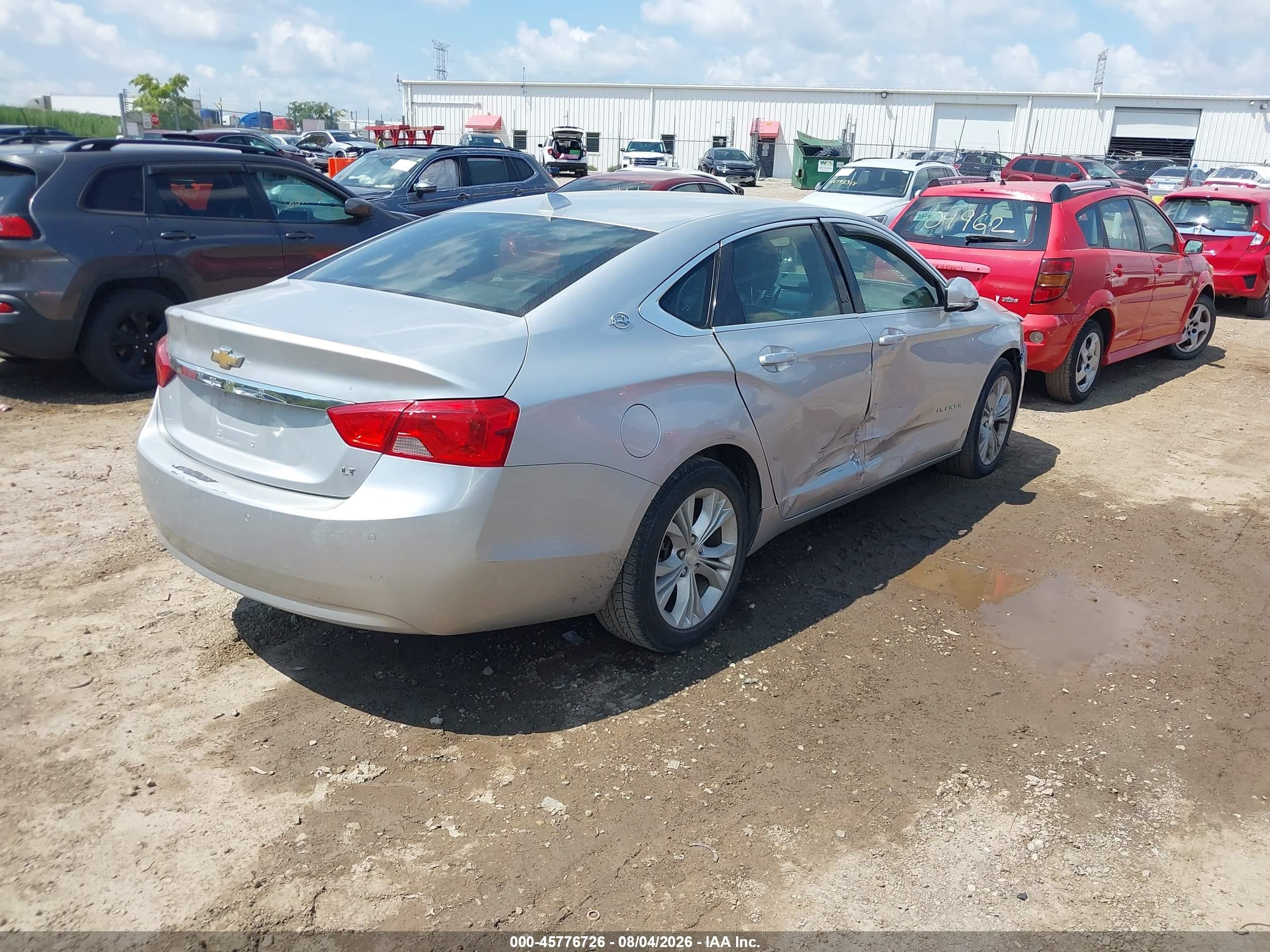 2014 Chevrolet Impala 2lt Silver vin: 1G1125S35EU143473