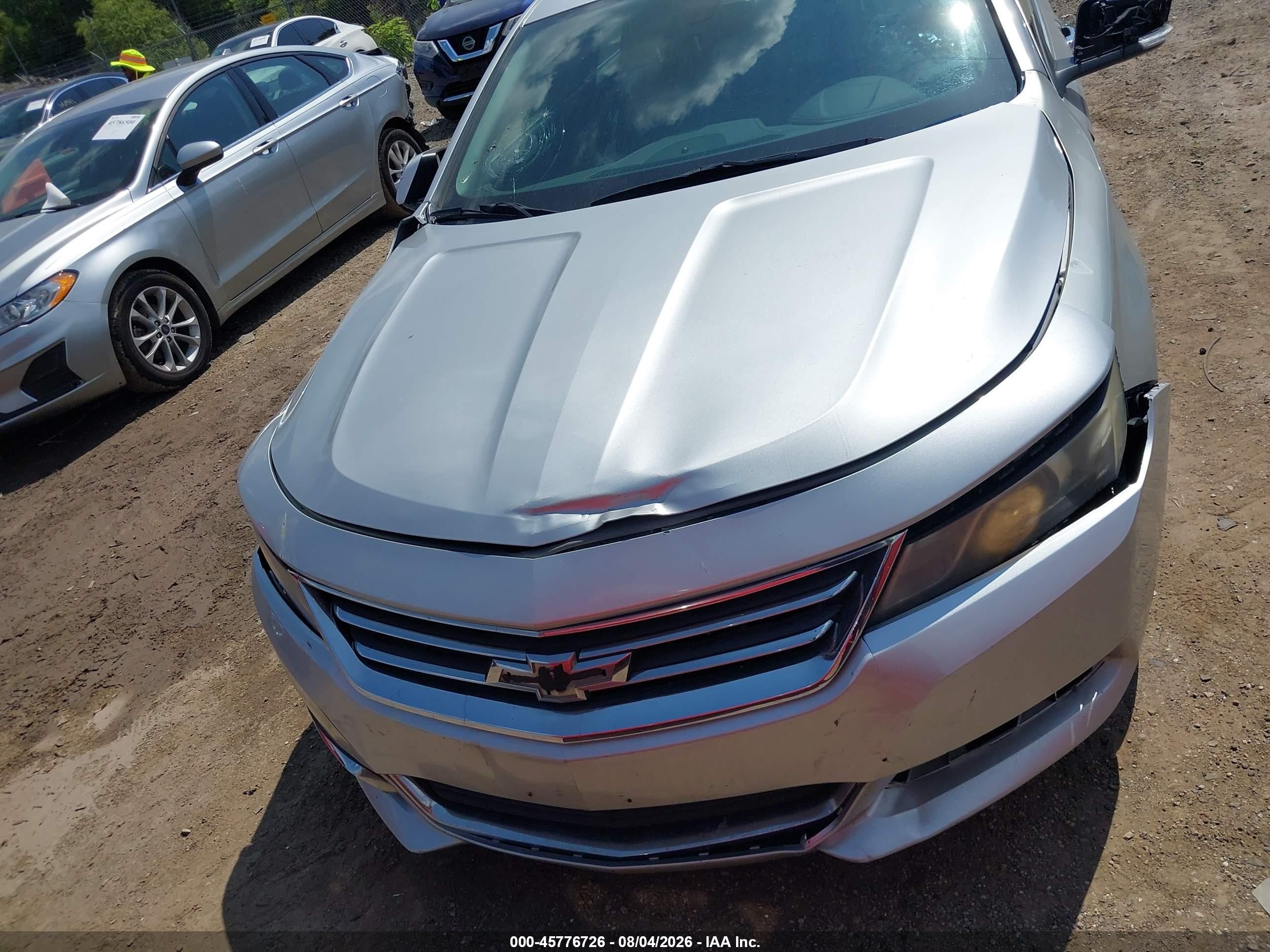 2014 Chevrolet Impala 2lt Silver vin: 1G1125S35EU143473