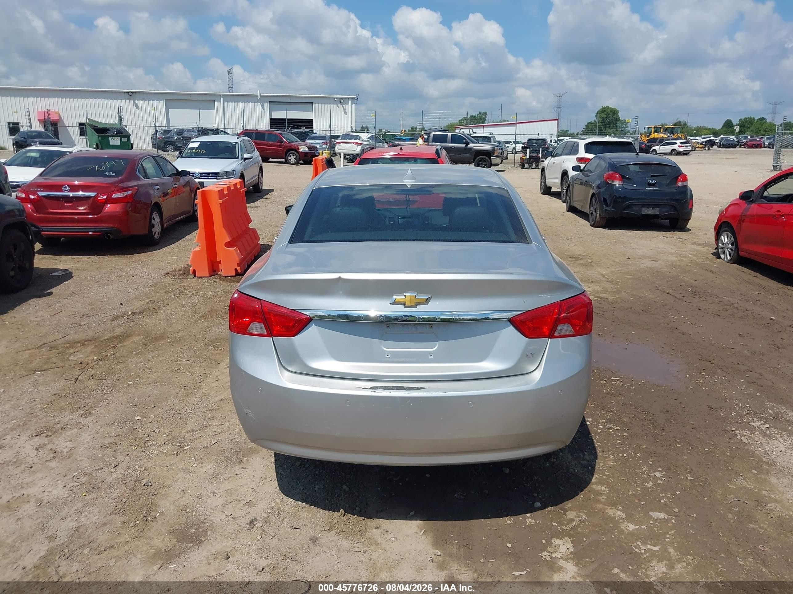 2014 Chevrolet Impala 2lt Silver vin: 1G1125S35EU143473
