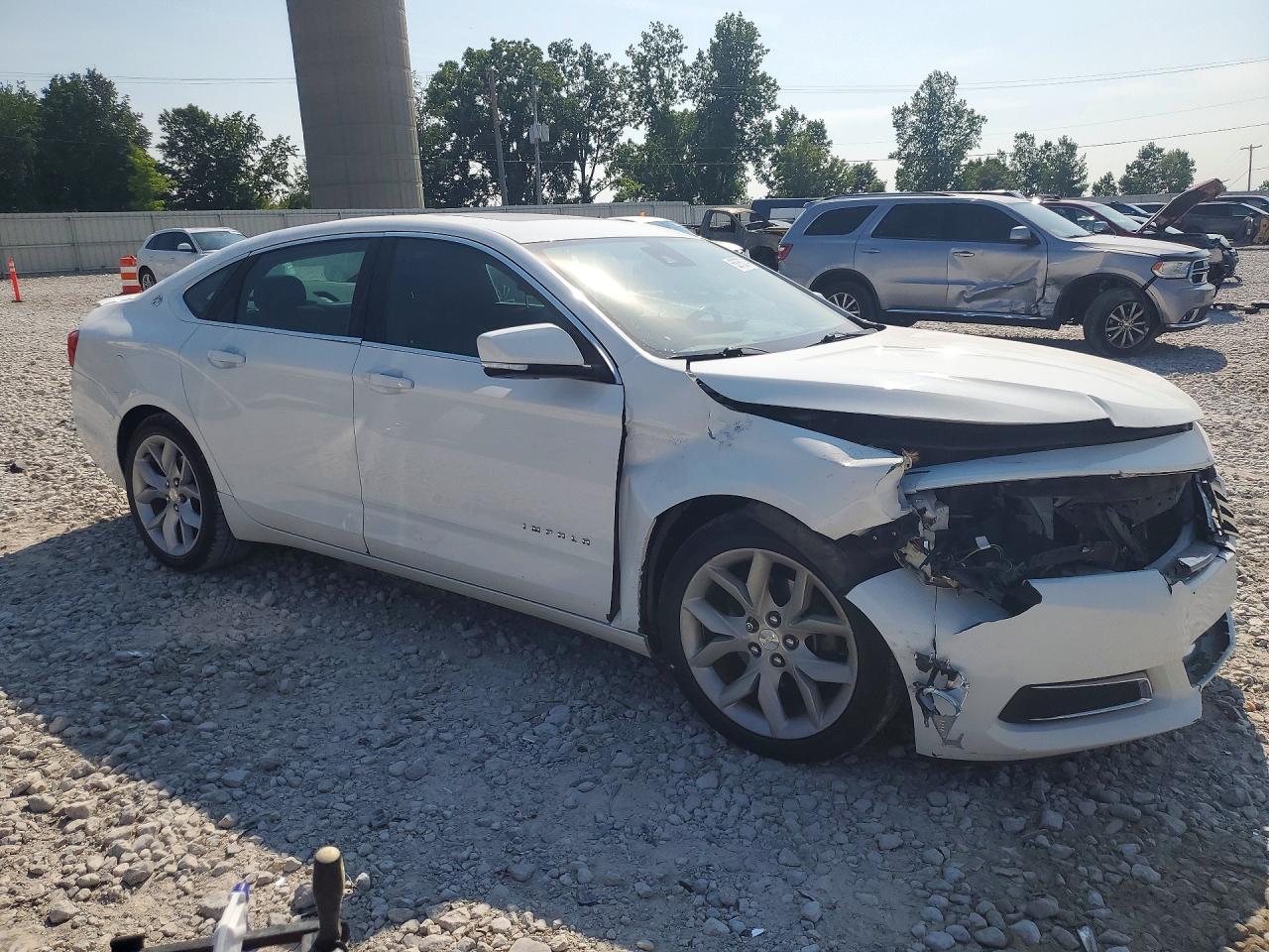 2014 Chevrolet Impala Lt White vin: 1G1125S35EU150245