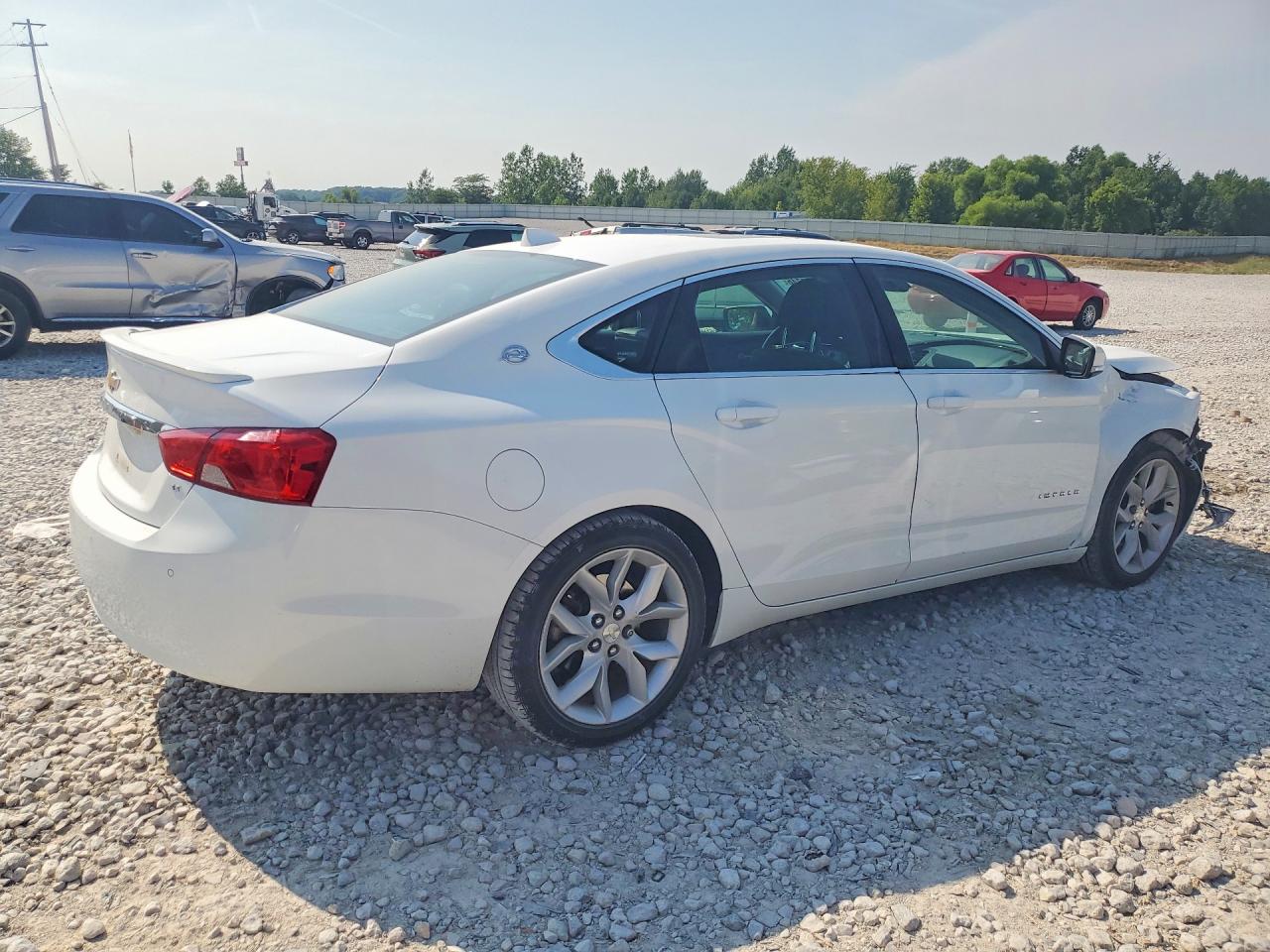 2014 Chevrolet Impala Lt White vin: 1G1125S35EU150245