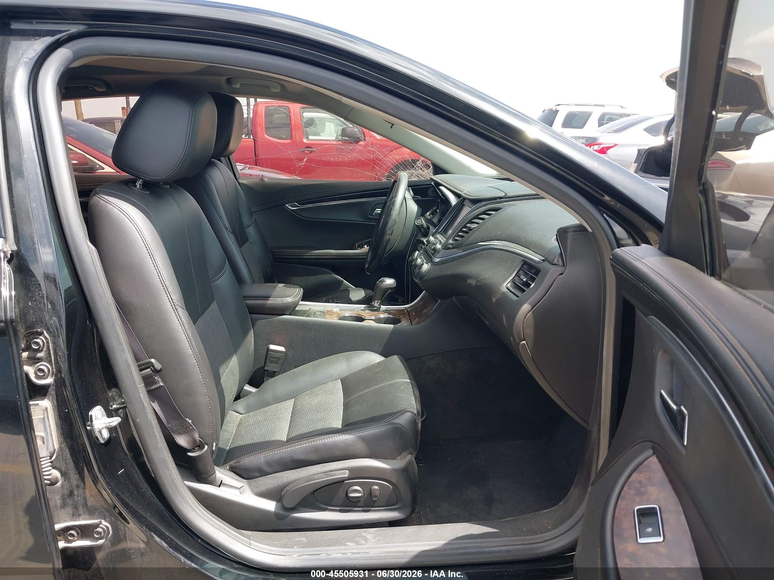 2015 Chevrolet Impala 2lt Black vin: 1G1125S35FU149419