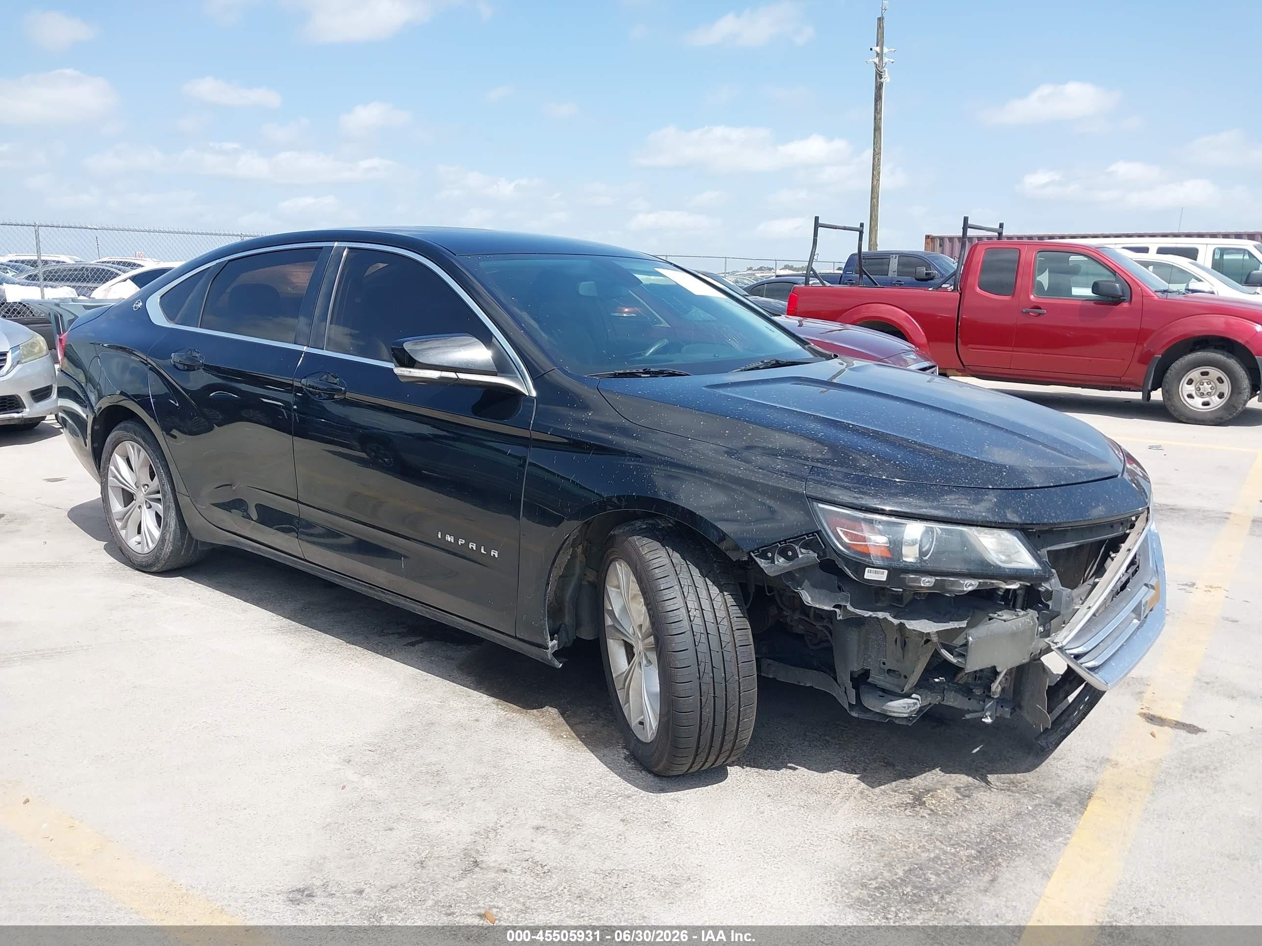 2015 Chevrolet Impala 2lt Black vin: 1G1125S35FU149419