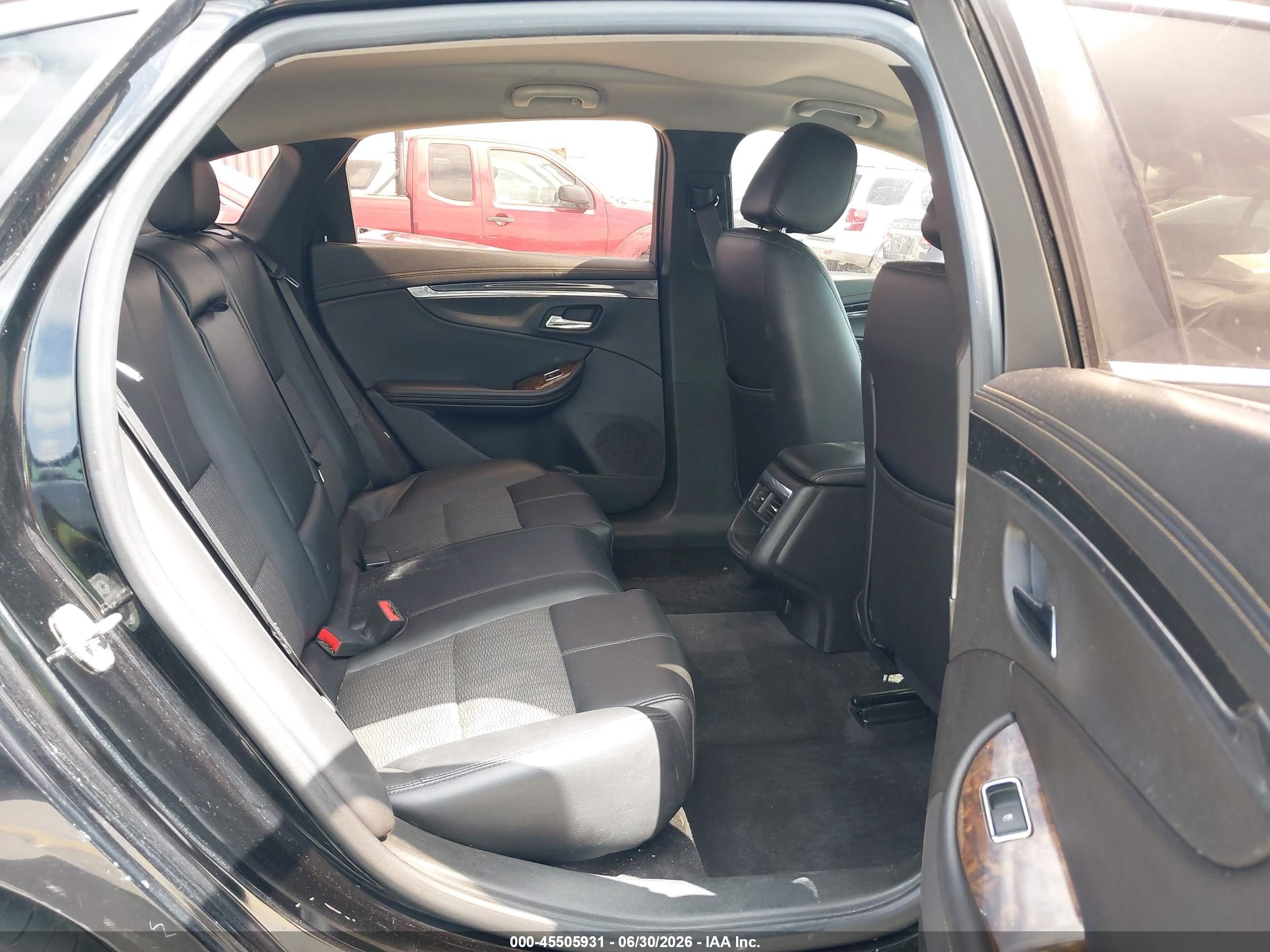 2015 Chevrolet Impala 2lt Black vin: 1G1125S35FU149419