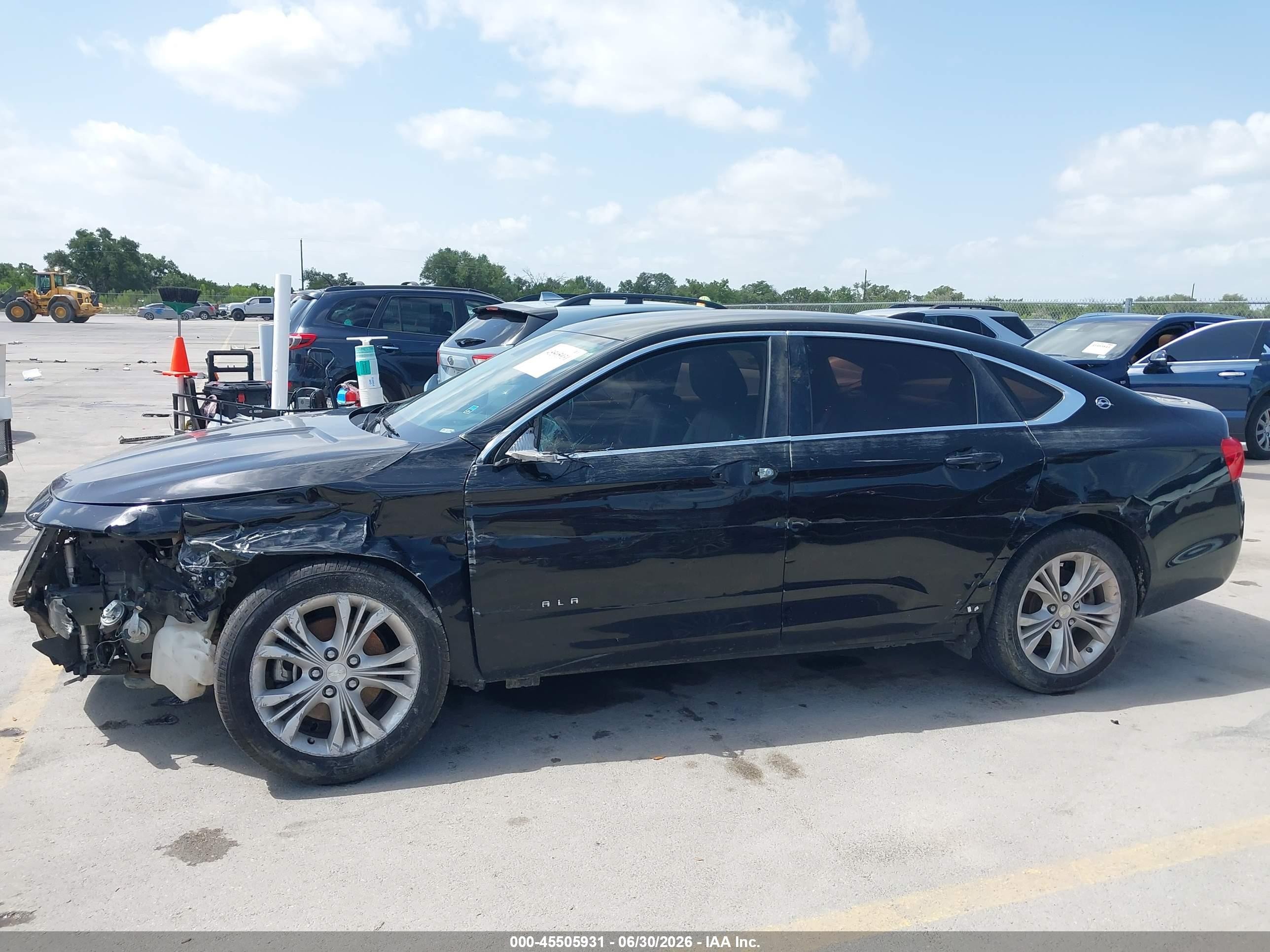 2015 Chevrolet Impala 2lt Black vin: 1G1125S35FU149419