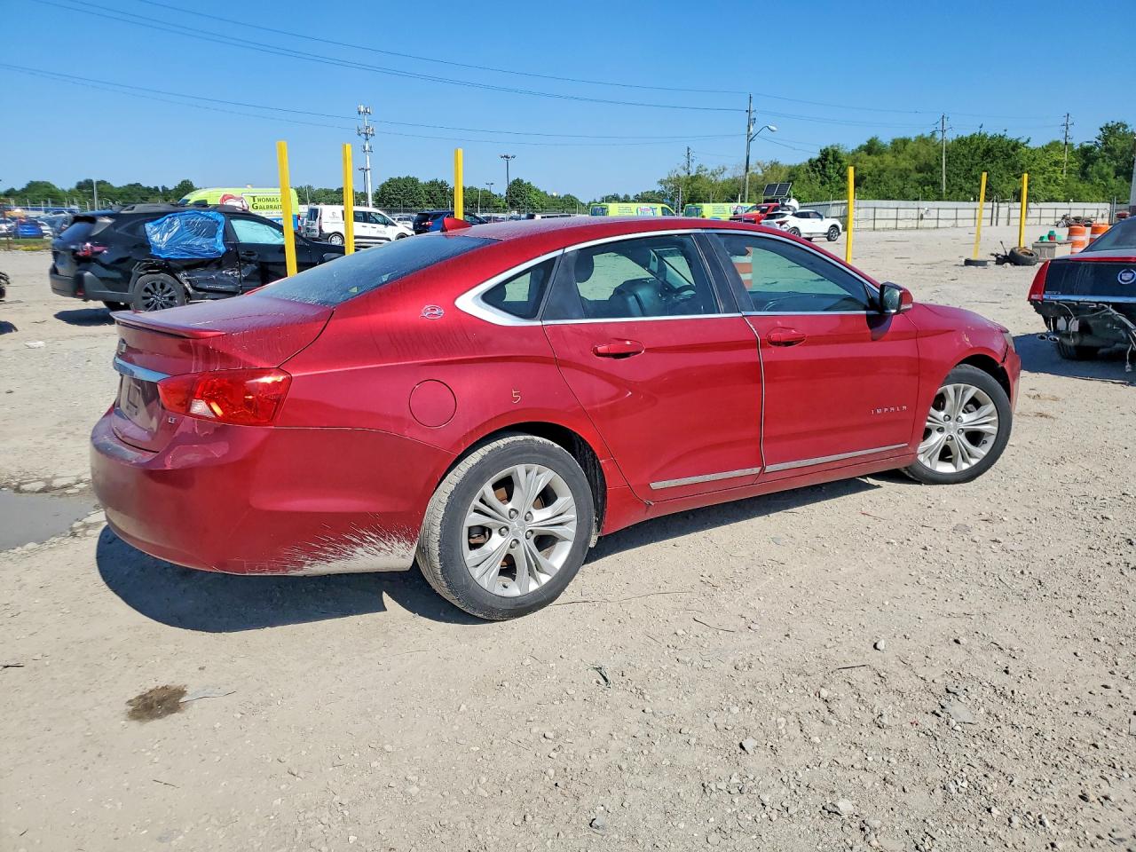 2014 Chevrolet Impala Lt Red vin: 1G1125S36EU109915