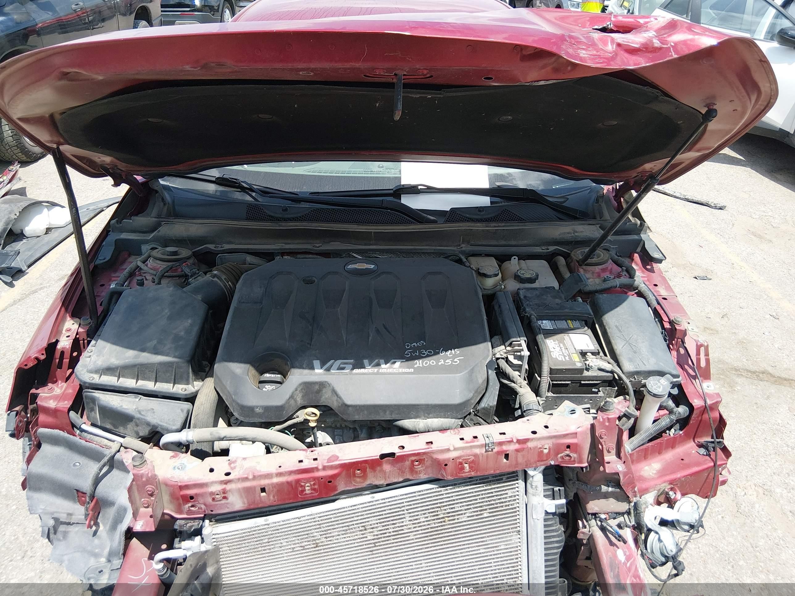 2014 Chevrolet Impala 2lt Red vin: 1G1125S36EU119389