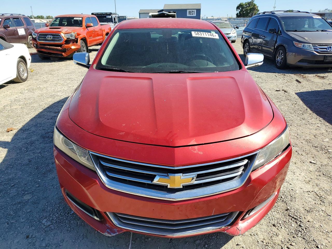 2014 Chevrolet Impala Lt Красный vin: 1G1125S36EU128366