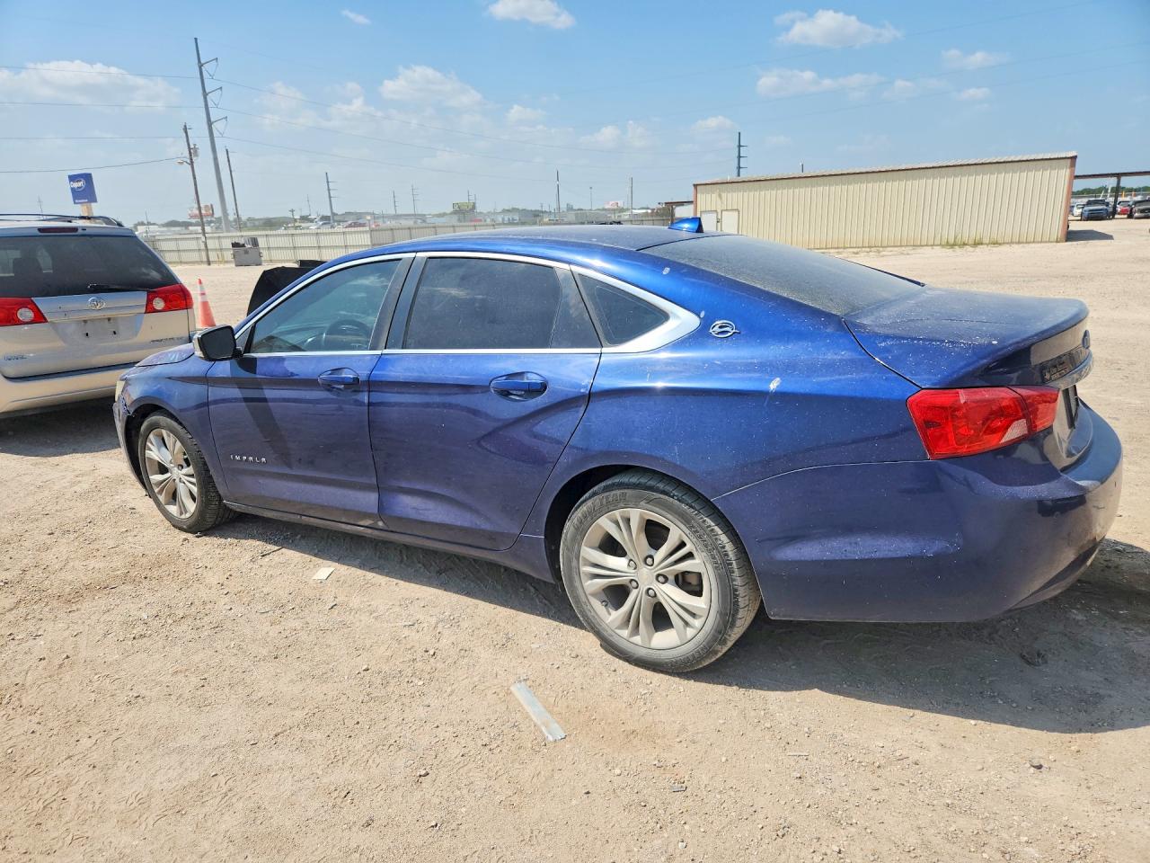 2014 Chevrolet Impala Lt Blue vin: 1G1125S36EU157236